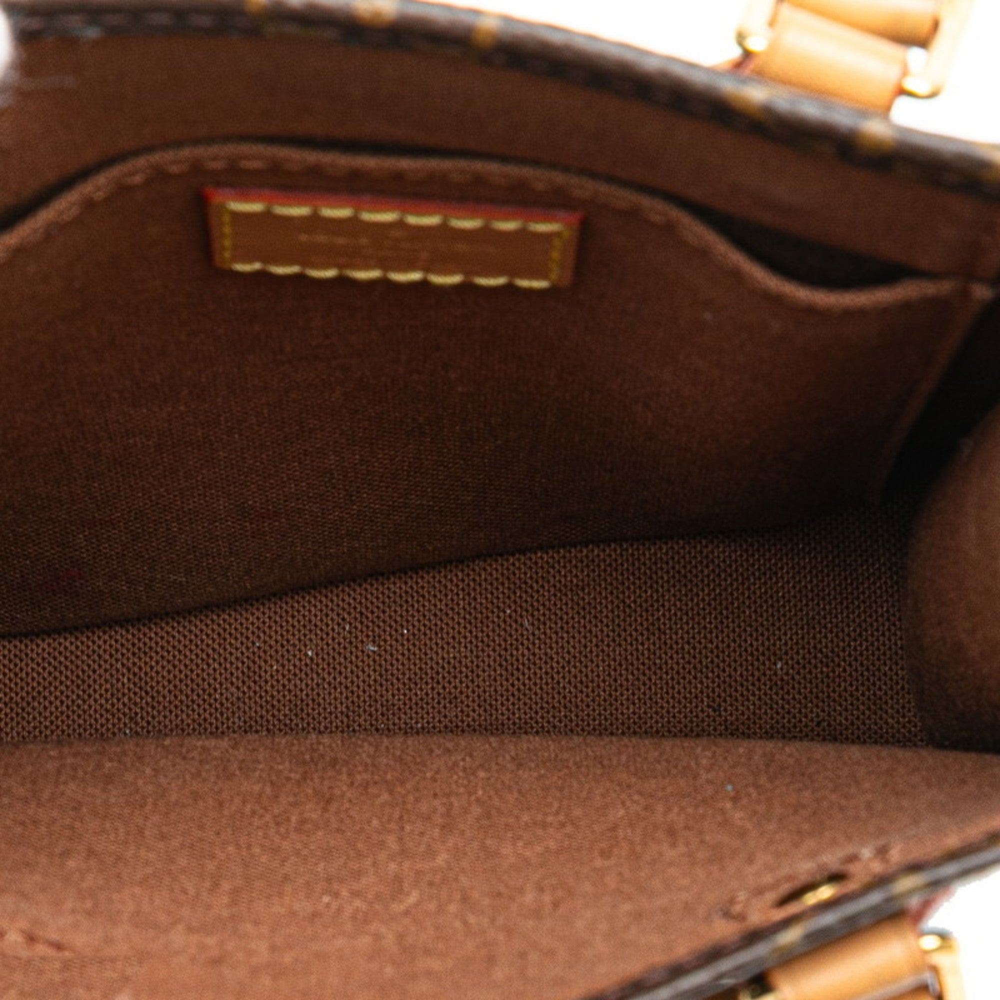 Louis Vuitton Brown Pvc Leather Handbag Shoulder Bag (Pre-Owned)