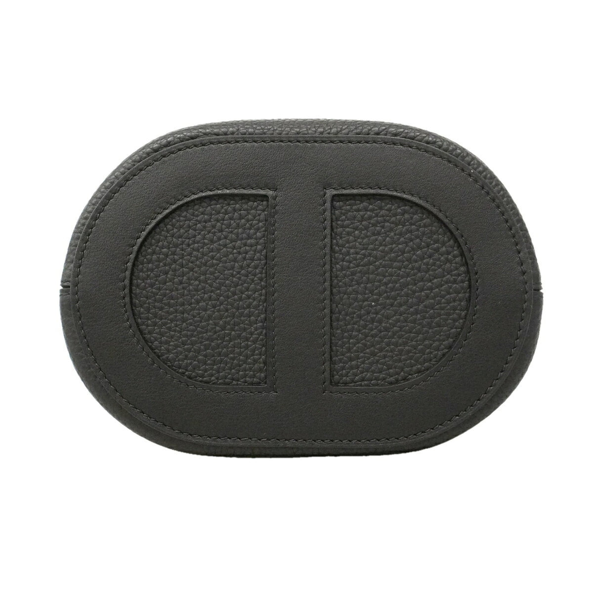 Hermes Black Taurillon Clemence Leather Handbag (Pre-Owned)