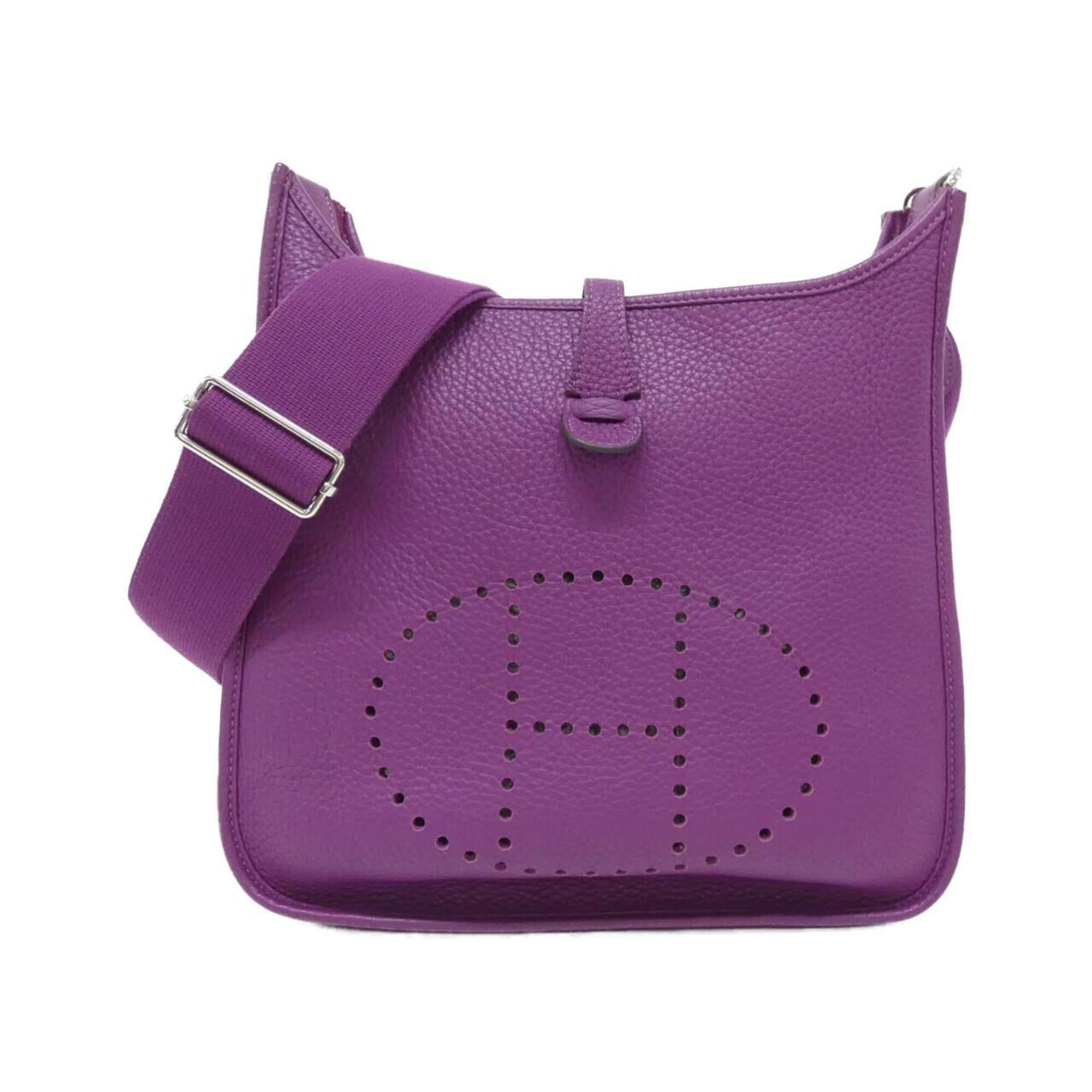 Hermes Anemone Taurillon Clemence Leather Shoulder Bag (Pre-Owned)