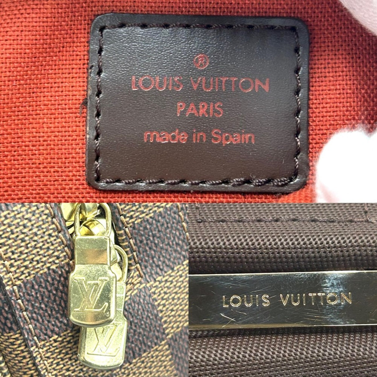 Louis Vuitton Brown Damier Canvas Fanny Pack Pouch Sling Bag (Pre-Owned)