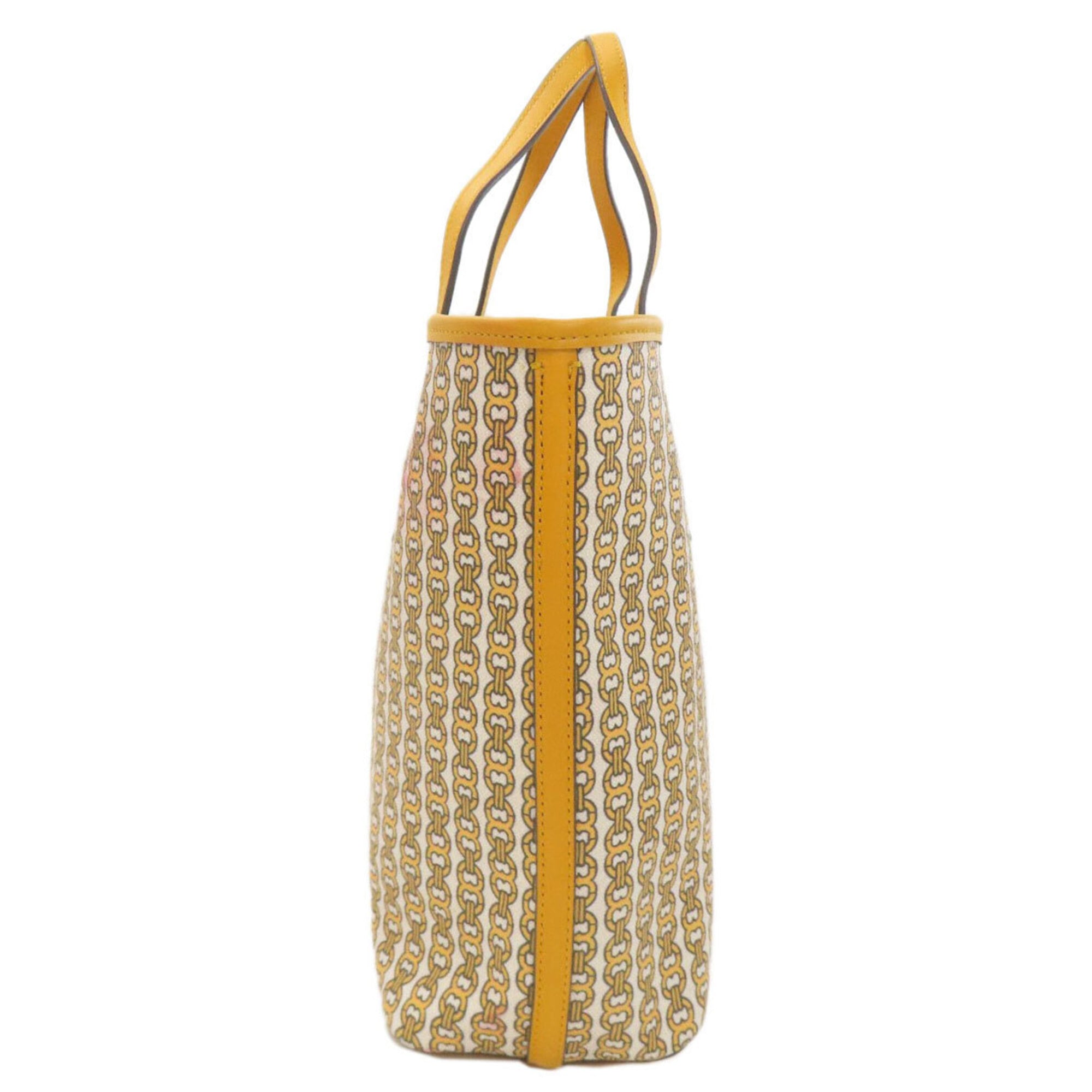 Tory Burch Yellow Pvc Tote Bag (Pre-Owned)