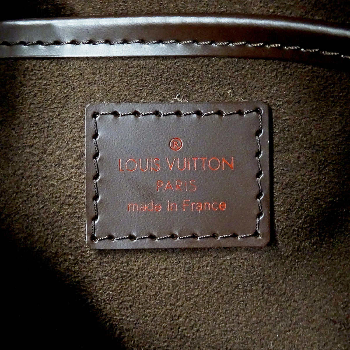 Louis Vuitton Damier Damier Canvas Ebene Damier Canvas Clutch Bag (Pre-Owned)