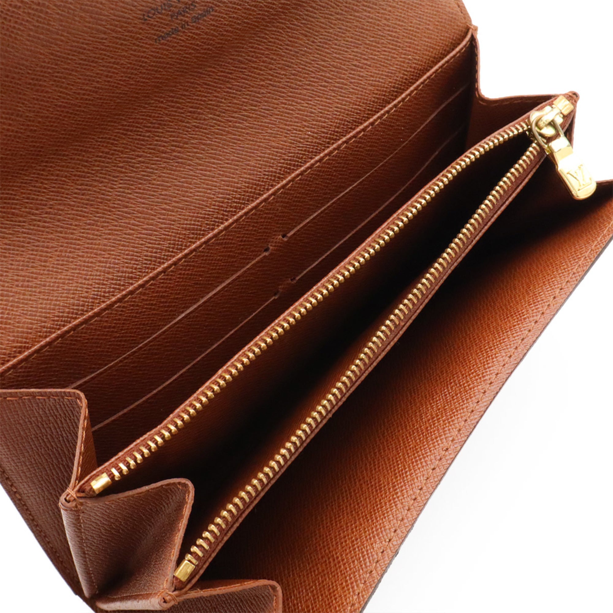 Louis Vuitton Brown Monogram Monogram Long Wallet (Bi-Fold) (Pre-Owned)