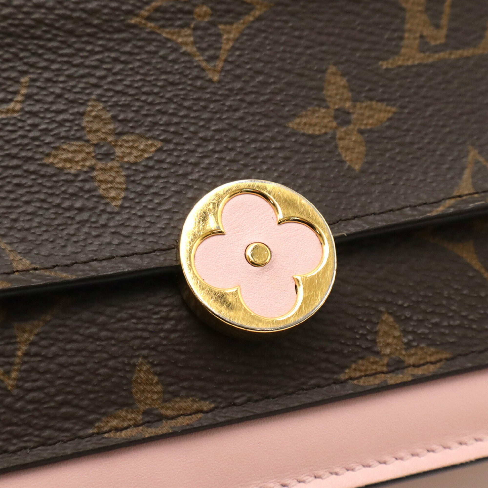 Louis Vuitton Rose Ballerine Monogram Clutch Bag Shoulder Bag (Pre-Owned)