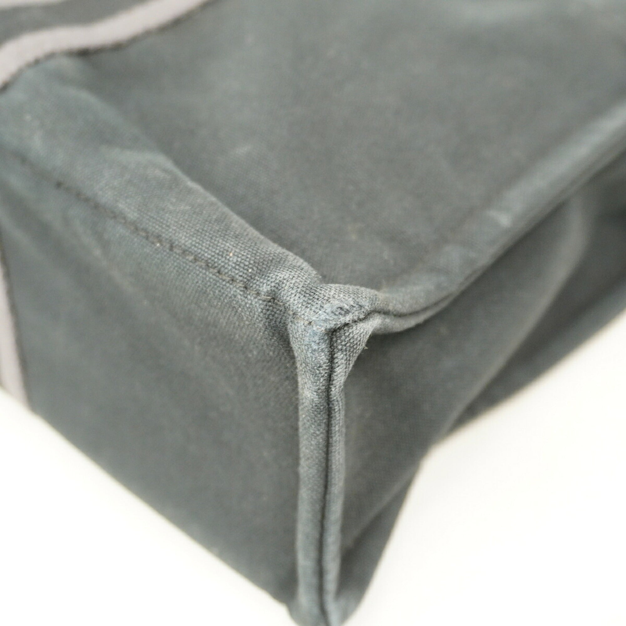 Hermes Black Canvas Tote Bag (Pre-Owned)