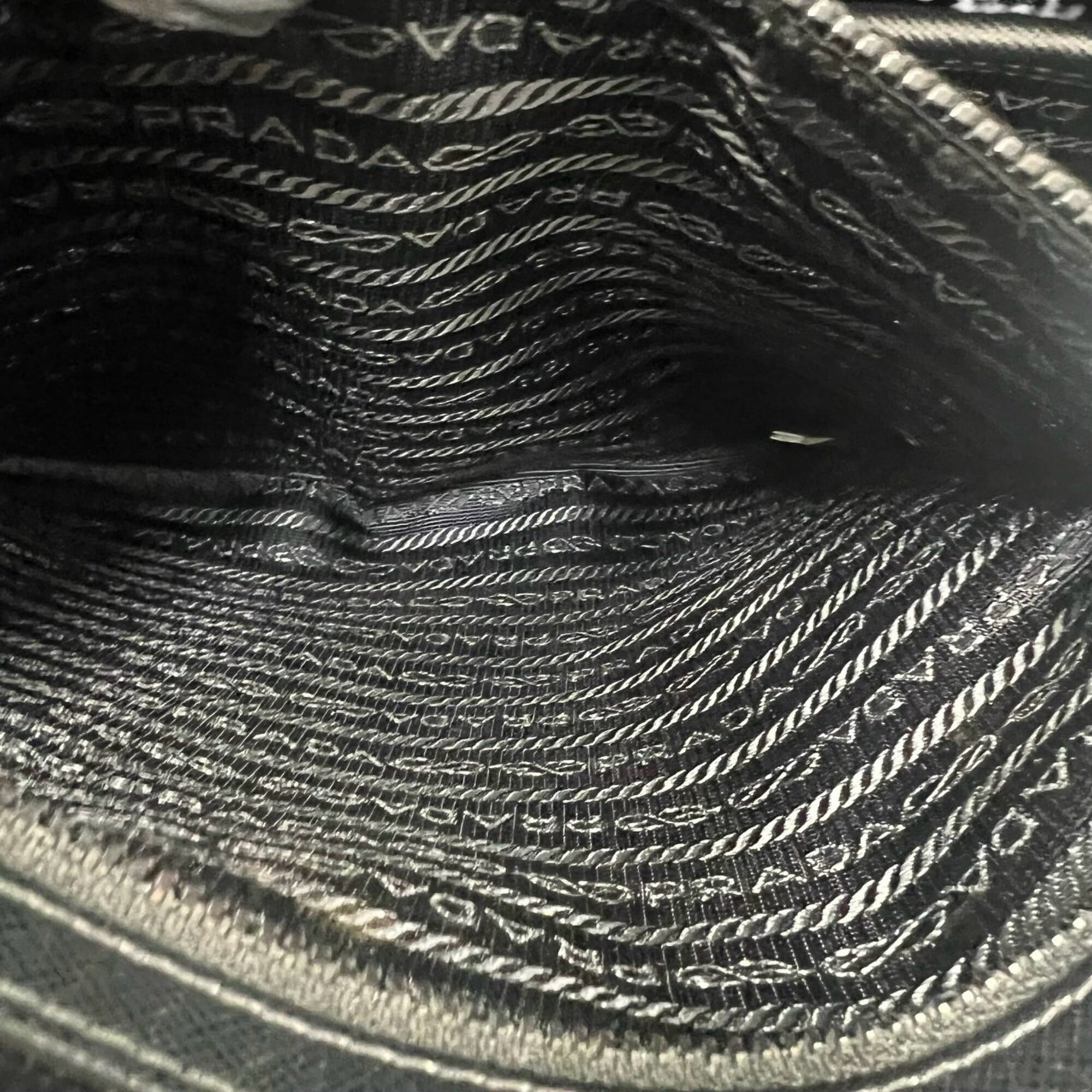 Prada Black Nylon Leather Backpack (Pre-Owned)