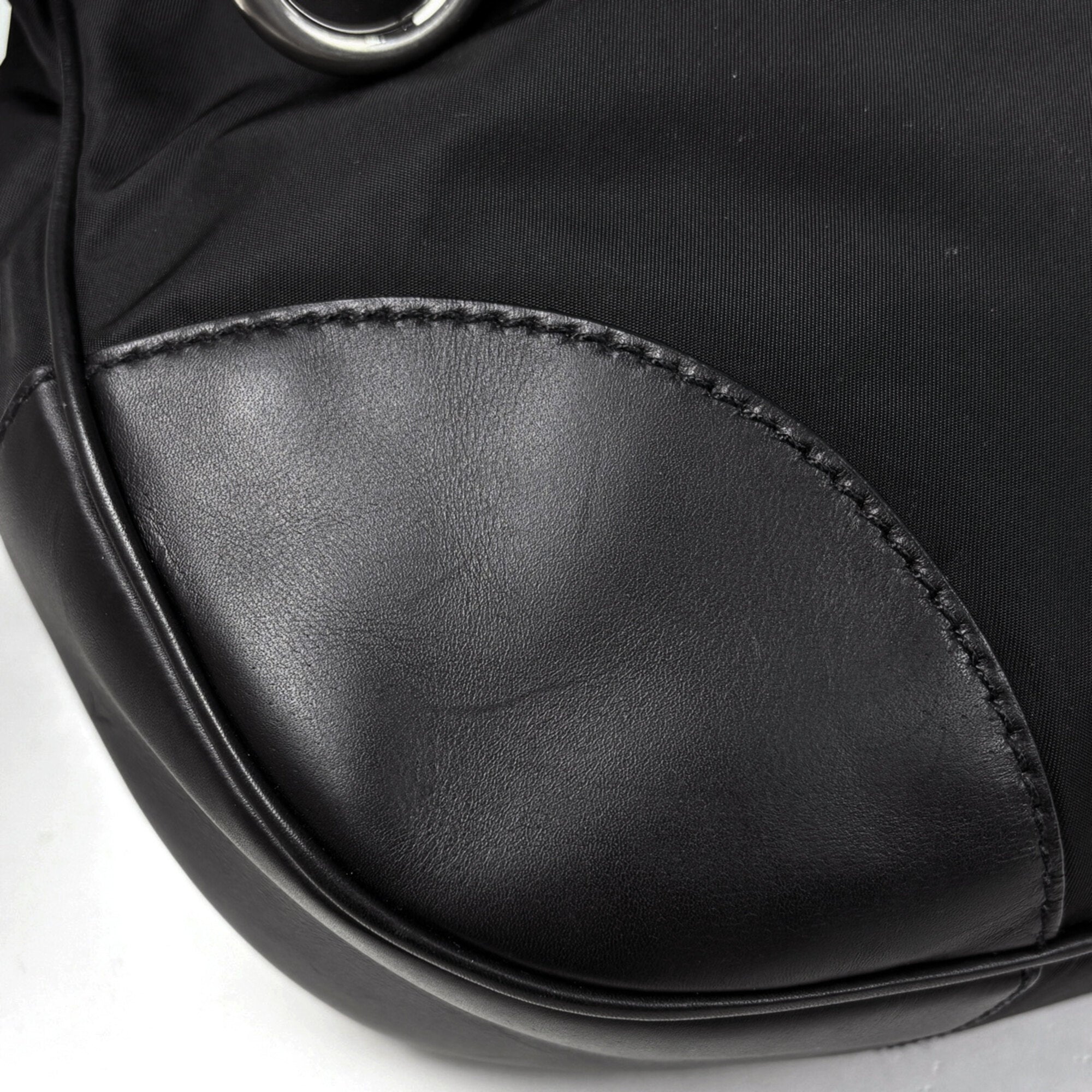 Prada Black Nylon Shoulder Bag (Pre-Owned)