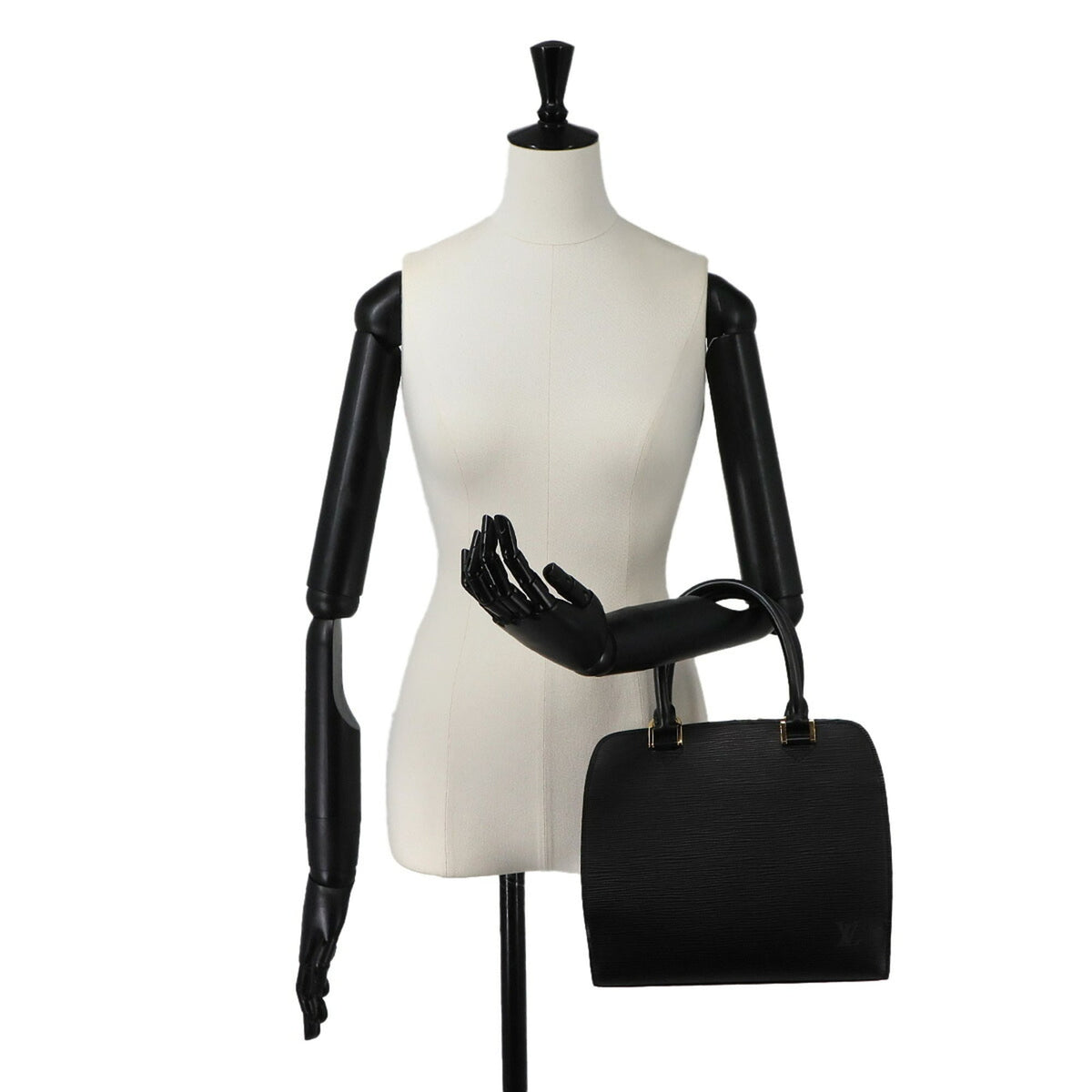 Louis Vuitton Noir Epi Leather Handbag (Pre-Owned)