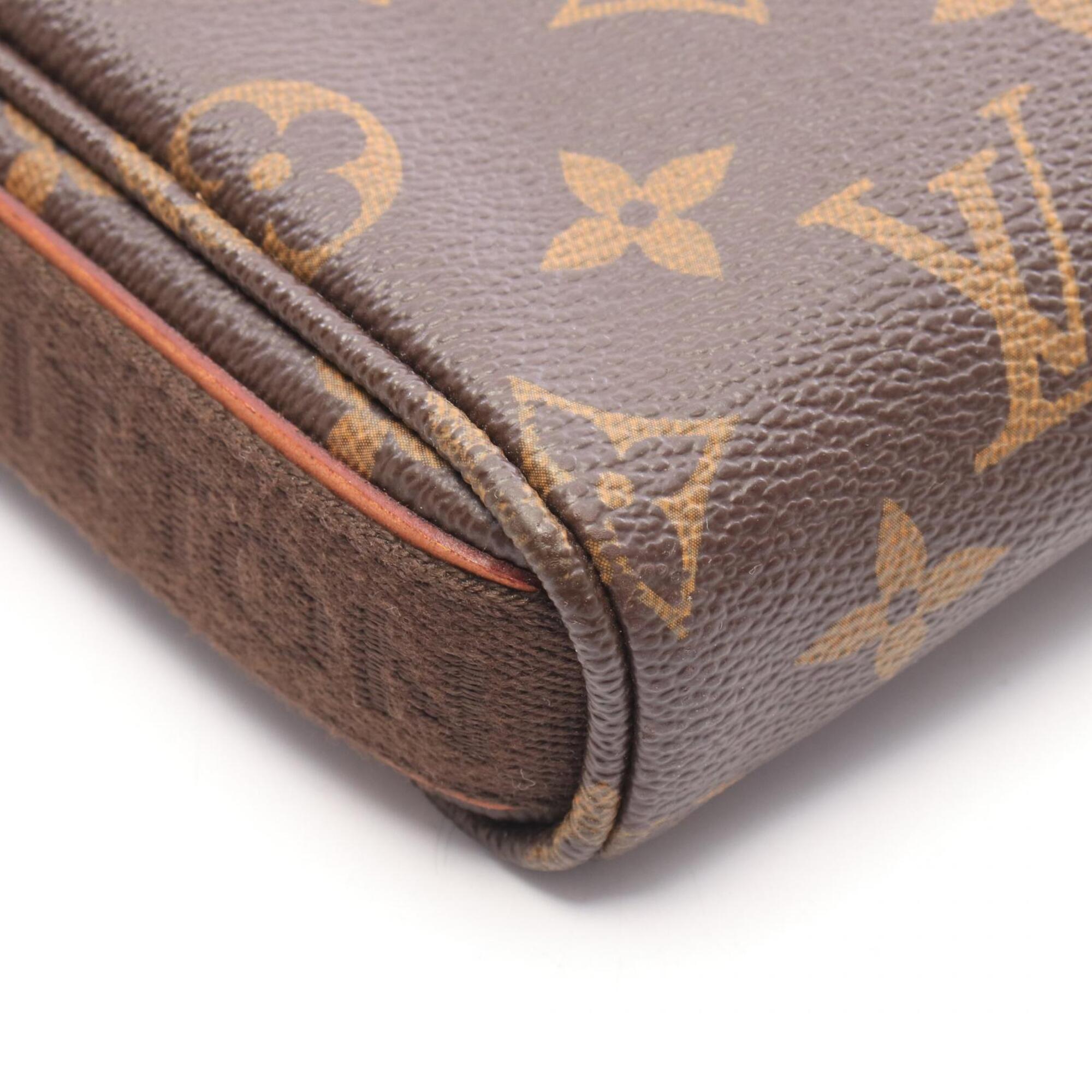 Louis Vuitton Brown Monogram Monogram Leather Handbag Shoulder Bag (Pre-Owned)