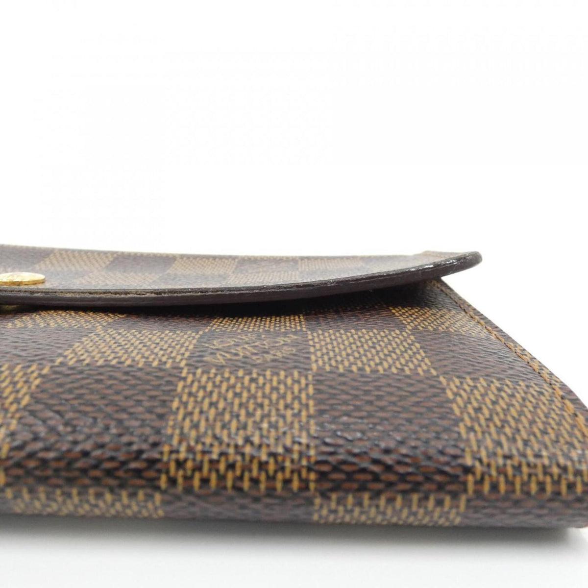 Louis Vuitton Ebene Coated Canvas Long Wallet (Bi-Fold) (Pre-Owned)