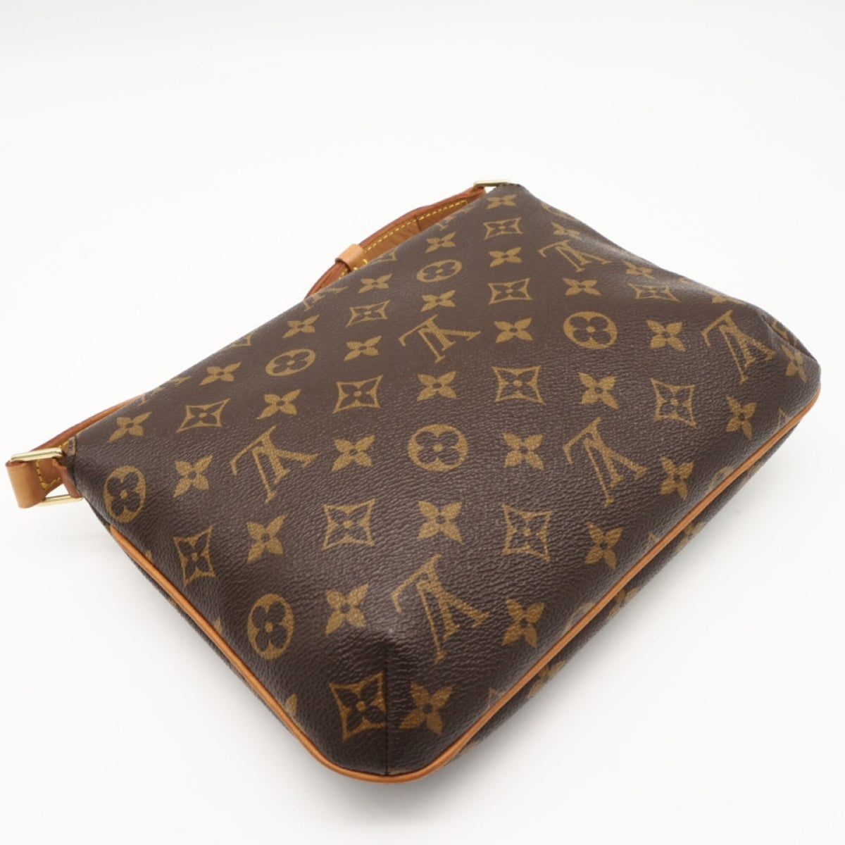 Louis Vuitton Monogram Brown Coated Canvas Leather Shoulder Bag (Pre-Owned)