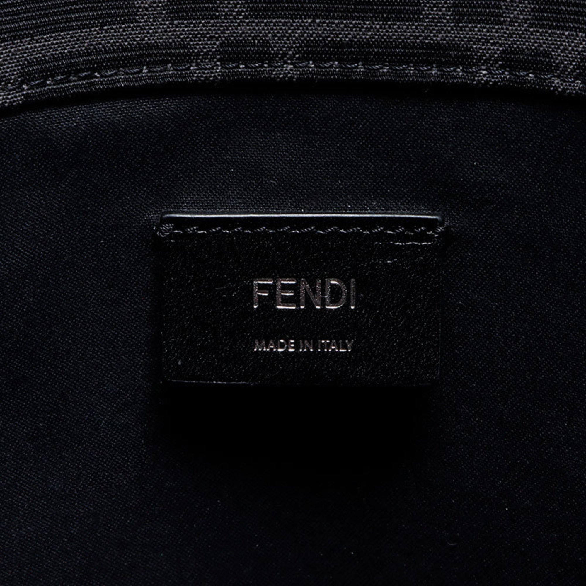 Fendi Black Leather Tote Bag (Pre-Owned)