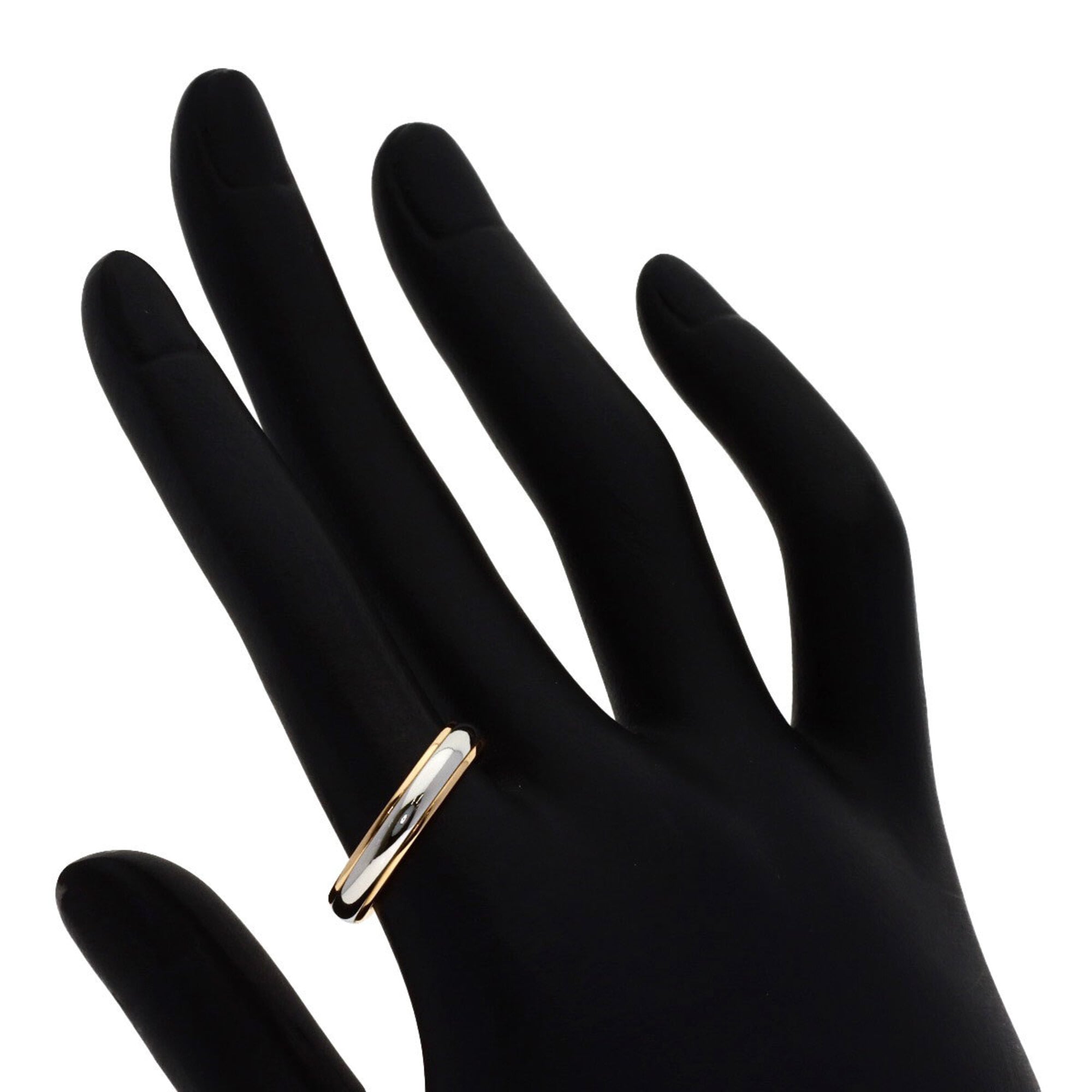 Tiffany Yellow Gold (18K) Platinum 950 Band Ring (Pre-Owned)
