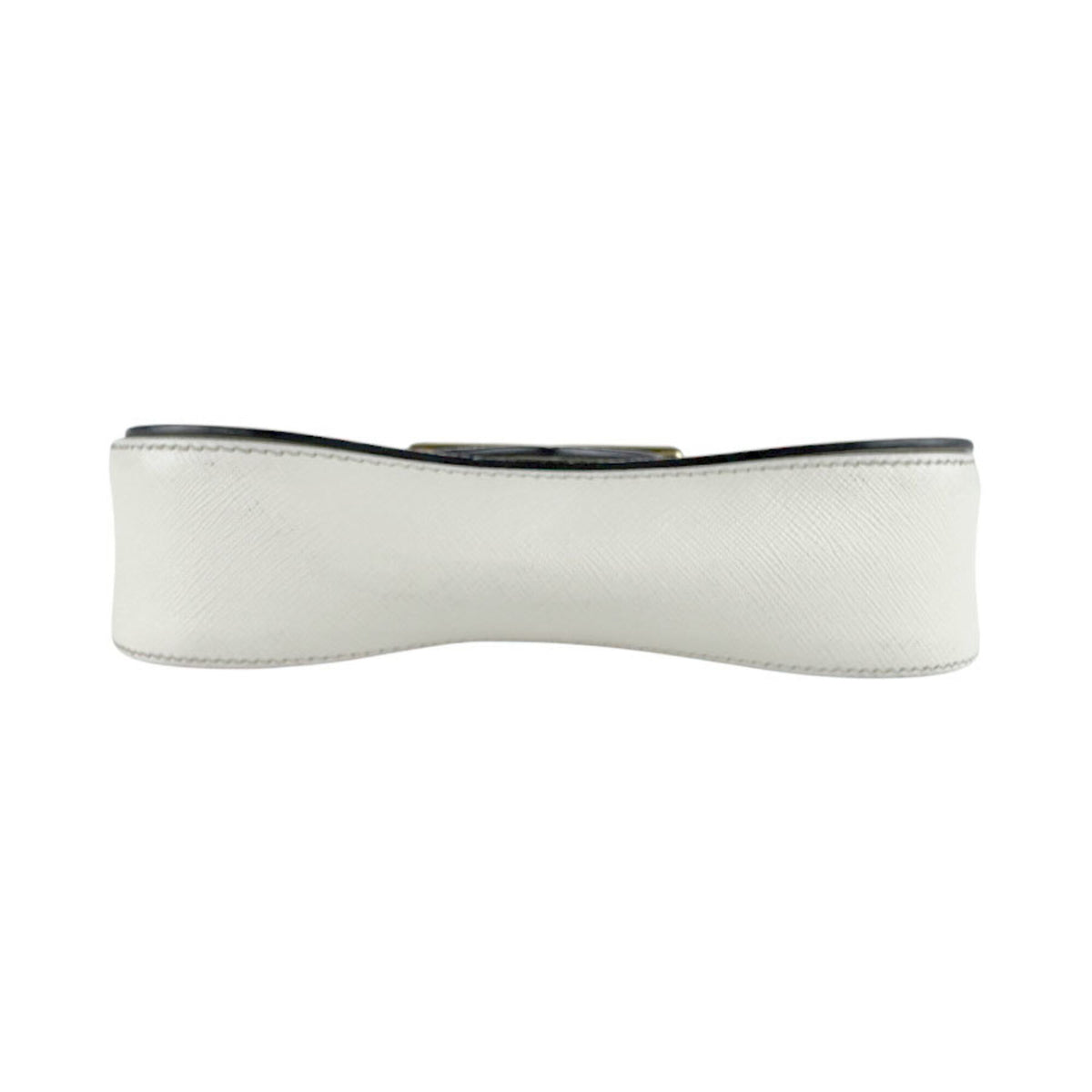 Prada White Leather Shoulder Bag (Pre-Owned)