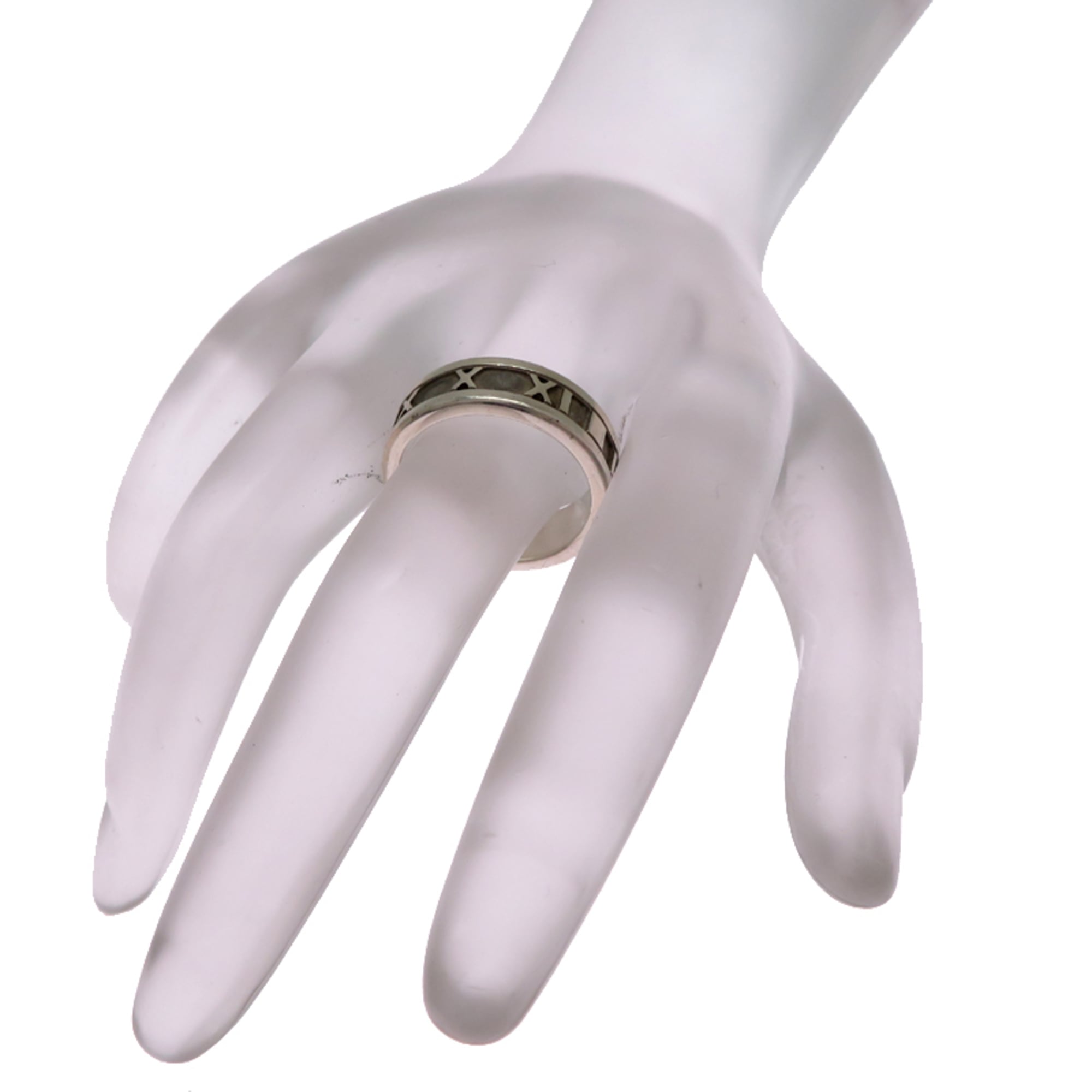 Tiffany Silver 925 Band Ring (Pre-Owned)