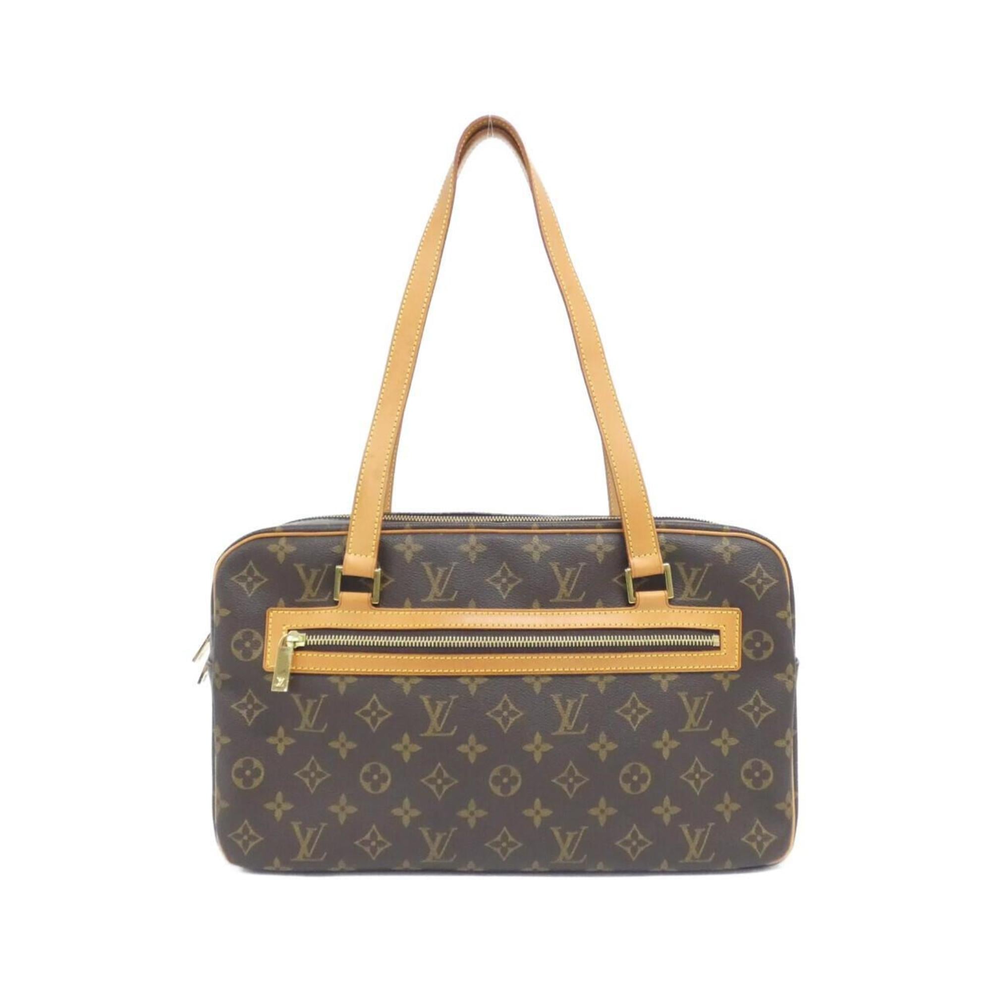 Louis Vuitton Brown Coated Canvas Shoulder Bag (Pre-Owned)