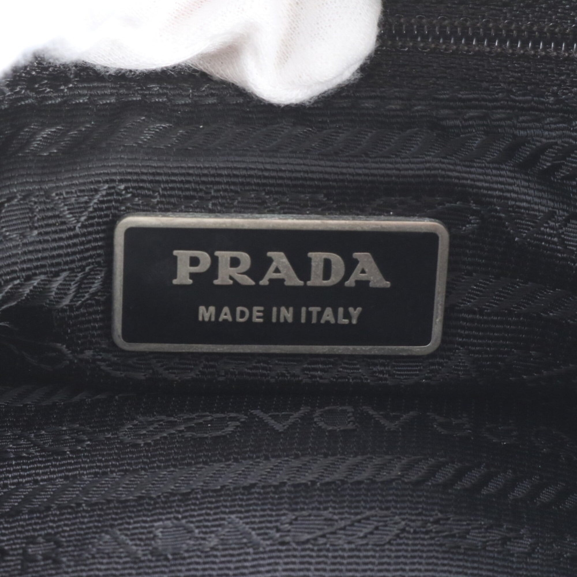Prada Black Nylon Shoulder Bag (Pre-Owned)