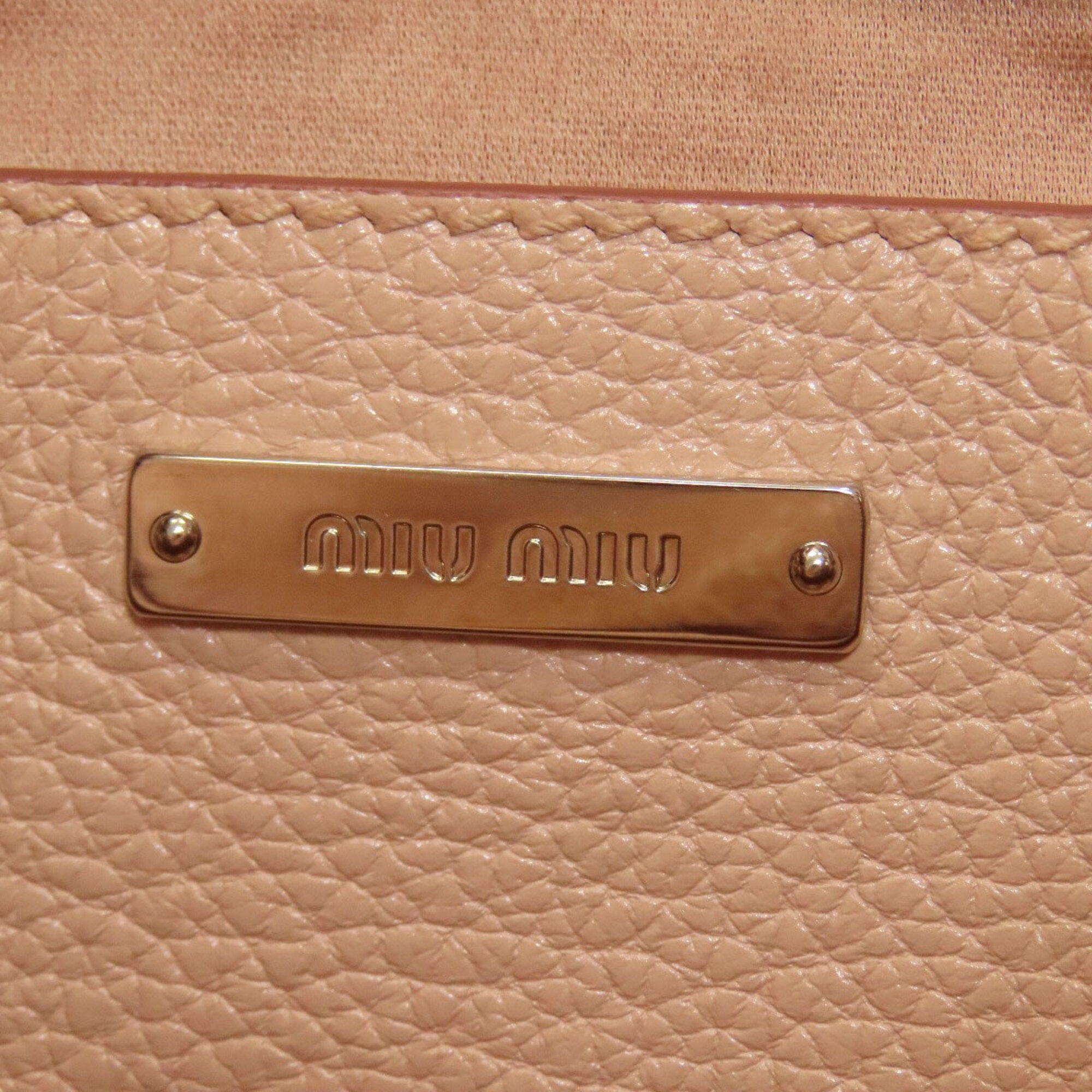 Miu Miu Pink Leather Handbag (Pre-Owned)
