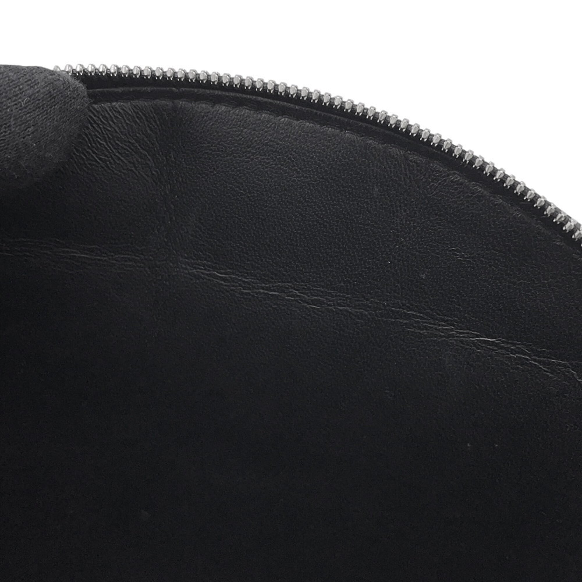 Bottega Veneta Black Leather Handbag Shoulder Bag (Pre-Owned)