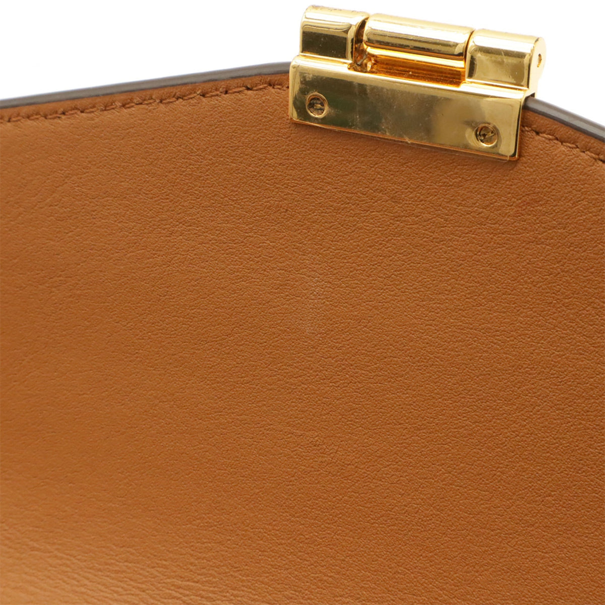 Mcm Visetos Brown Canvas Leather Clutch Bag Shoulder Bag (Pre-Owned)