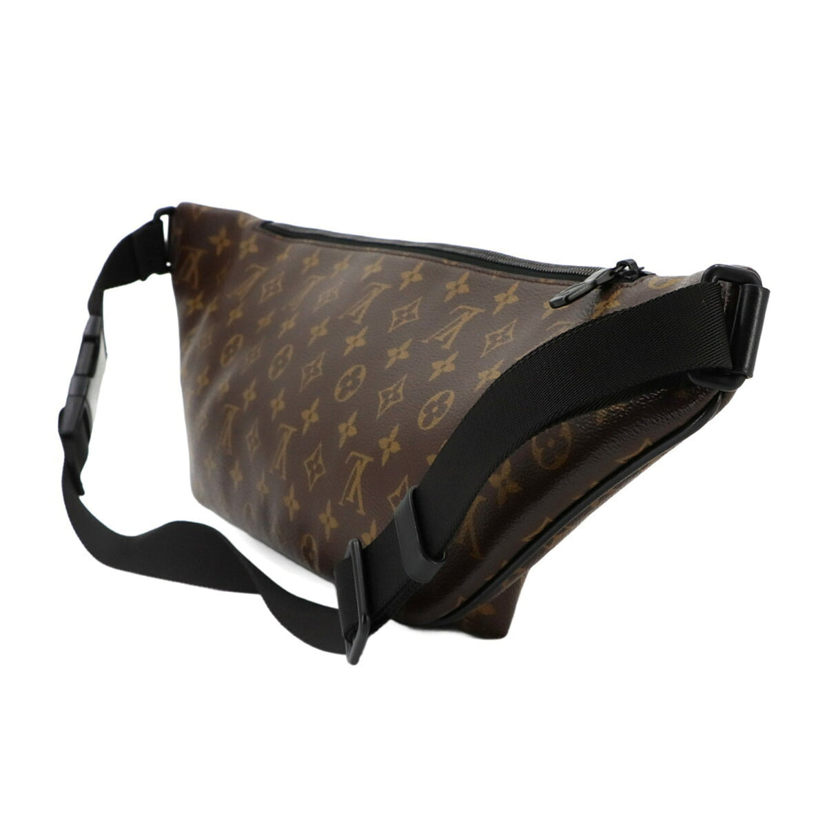 Louis Vuitton Black Monogram Macassar Monogram Fanny Pack Sling Bag (Pre-Owned)
