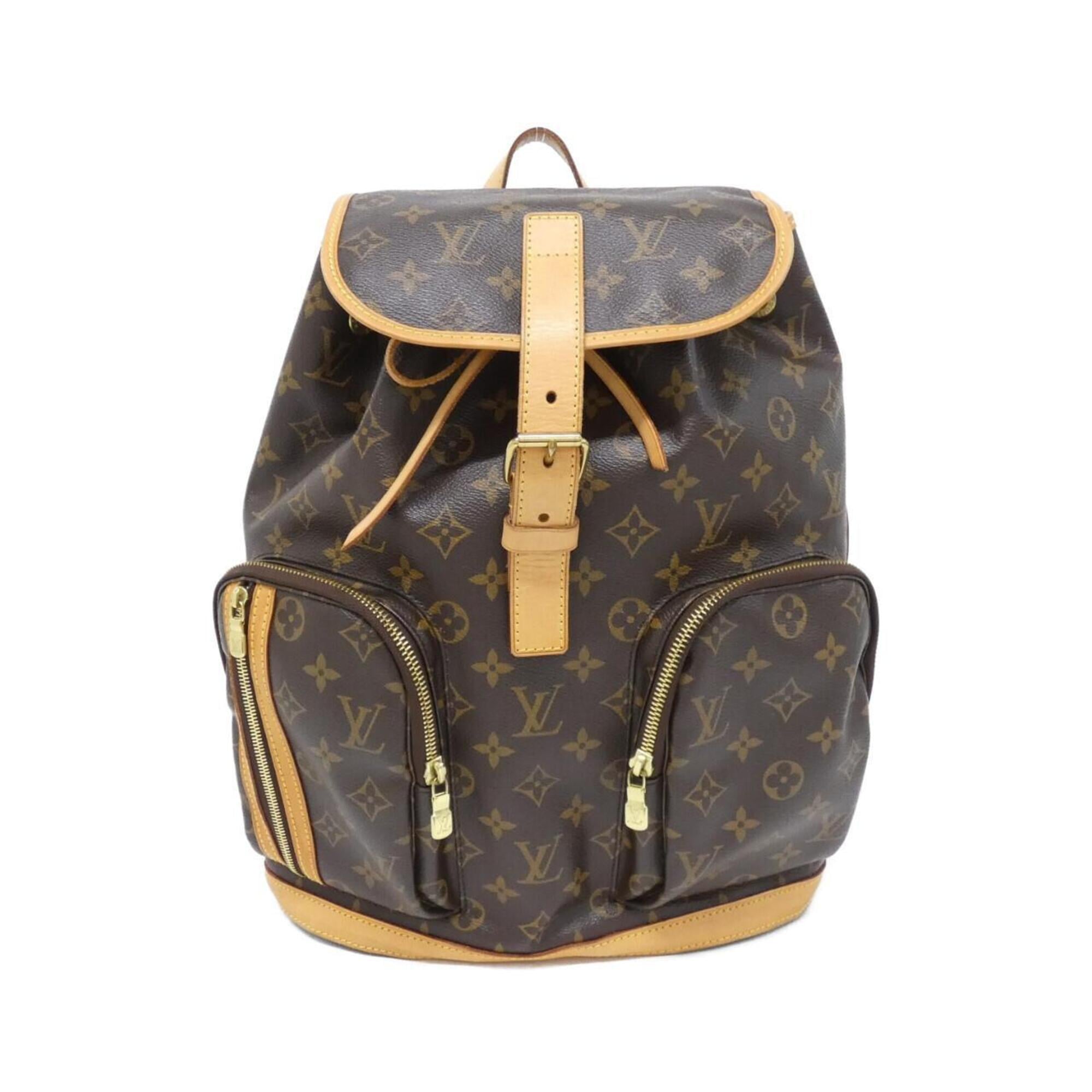Louis Vuitton Brown Coated Canvas Backpack (Pre-Owned)