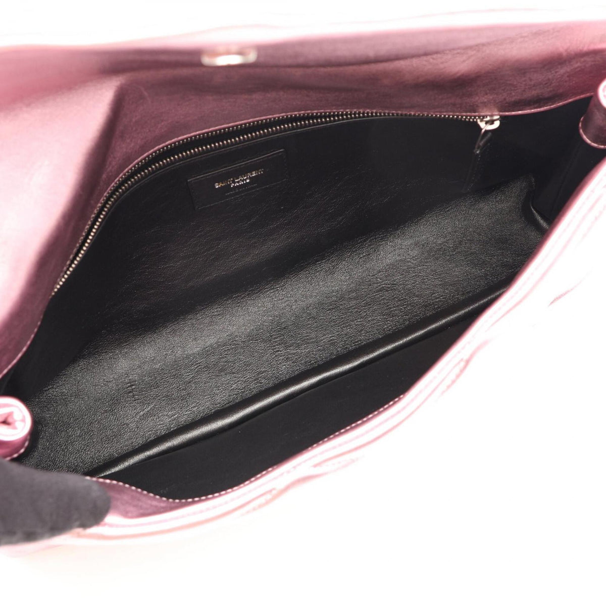 Yves Saint Laurent Pink Leather Clutch Bag (Pre-Owned)