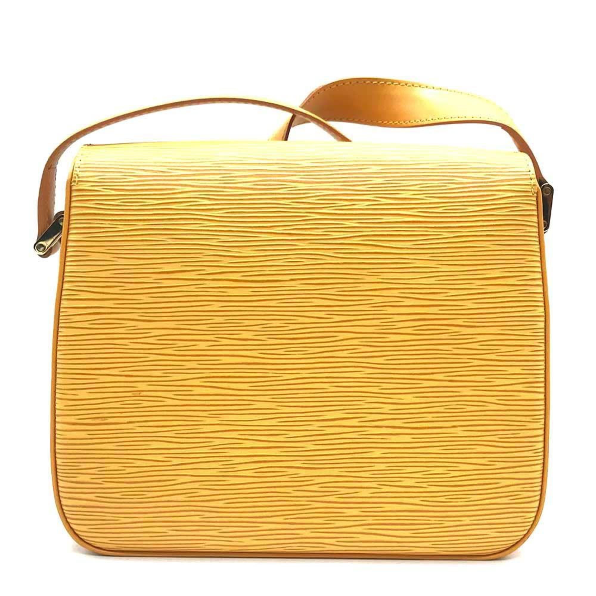Louis Vuitton Yellow Epi Leather Shoulder Bag (Pre-Owned)
