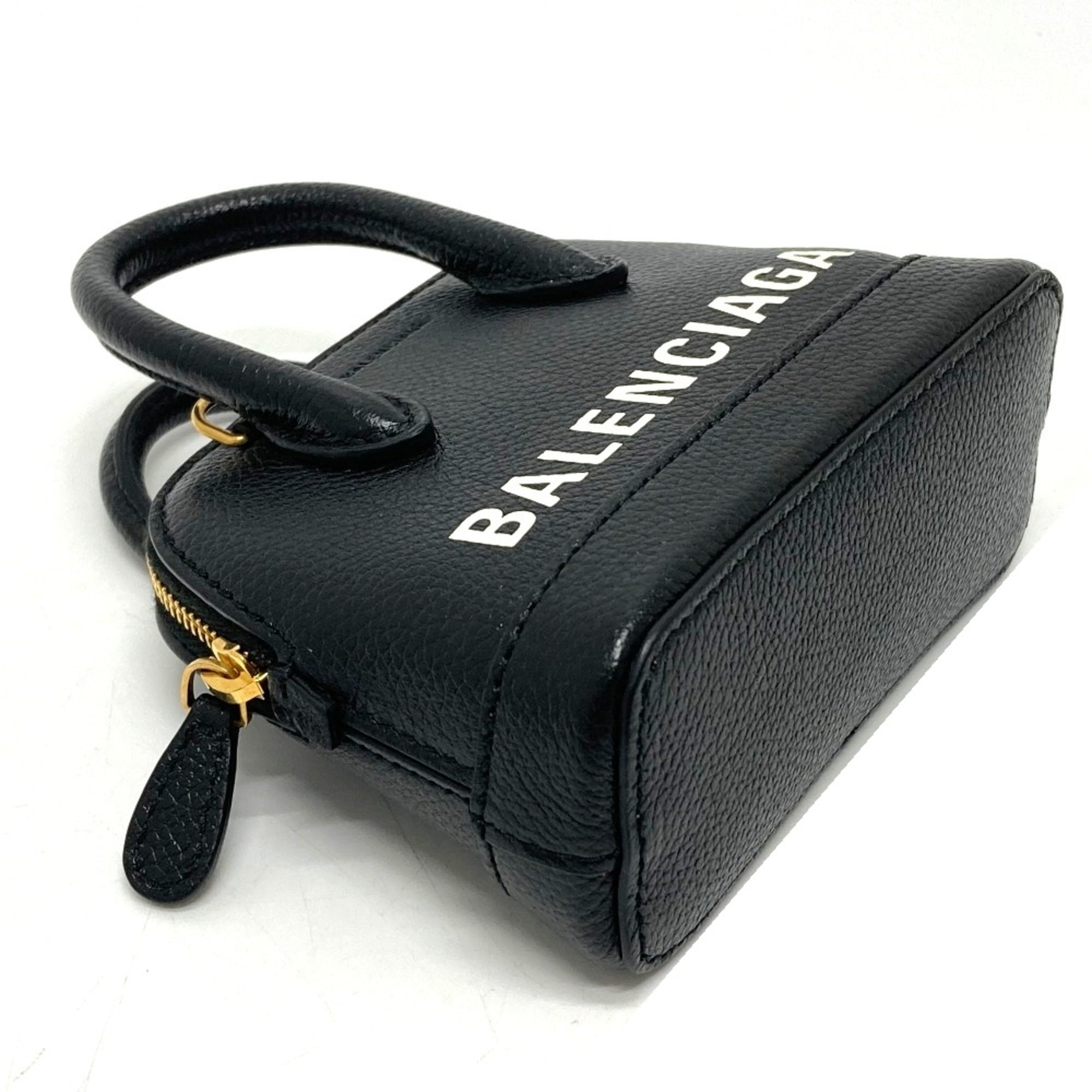 Balenciaga Black Leather Shoulder Bag (Pre-Owned)