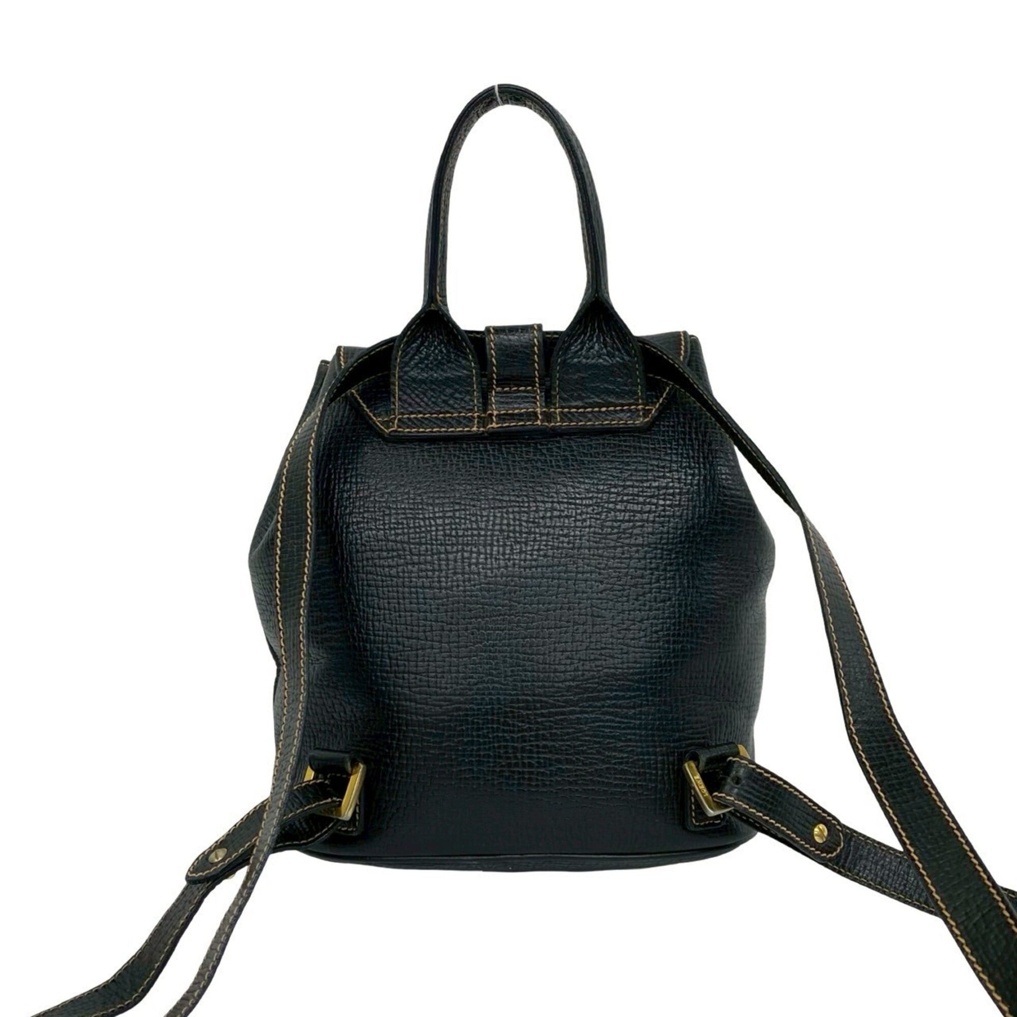 Loewe Black Leather Backpack (Pre-Owned)