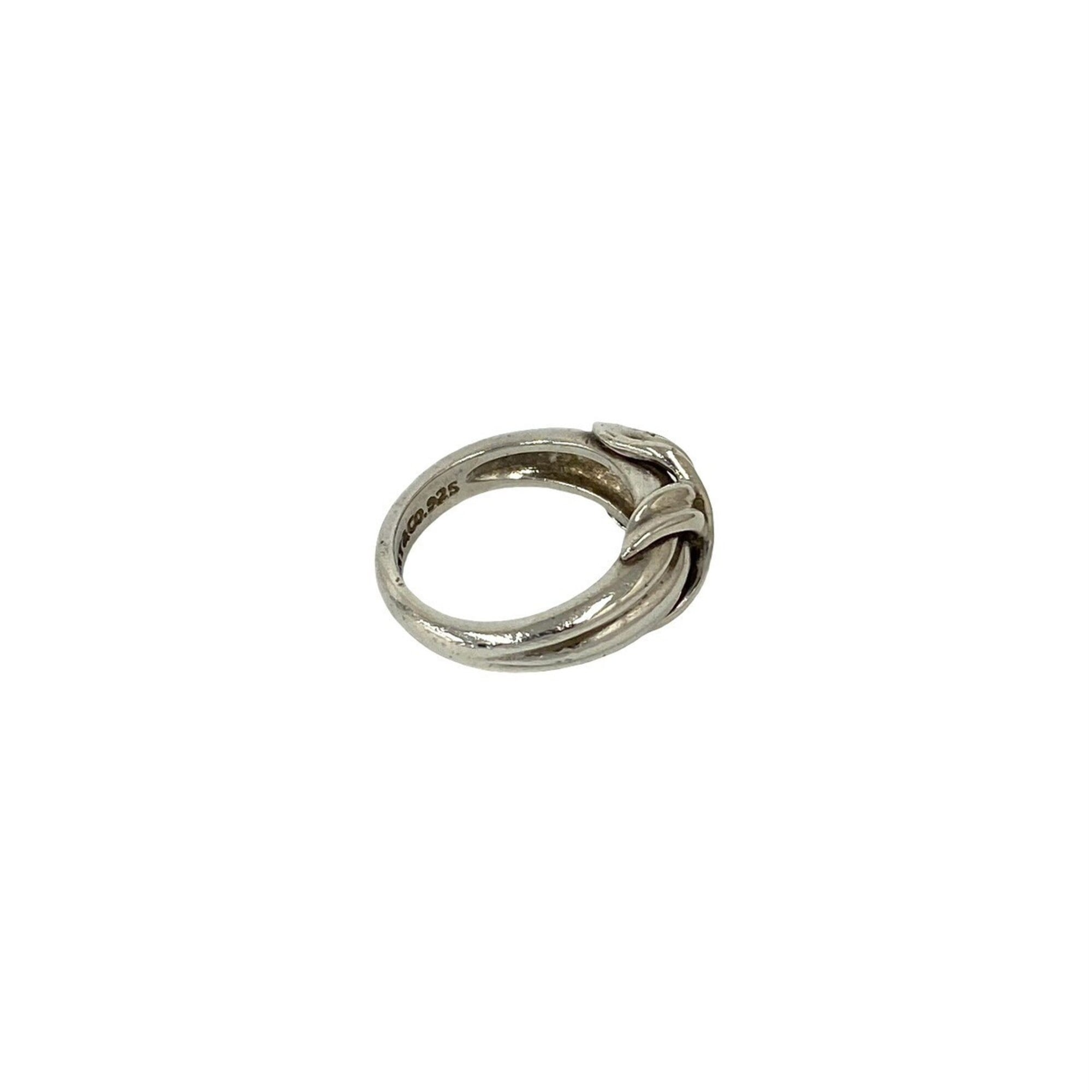 Tiffany Silver Silver 925 Band Ring (Pre-Owned)