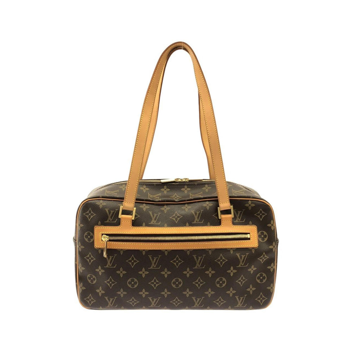 Louis Vuitton Marron Coated Canvas Shoulder Bag (Pre-Owned)