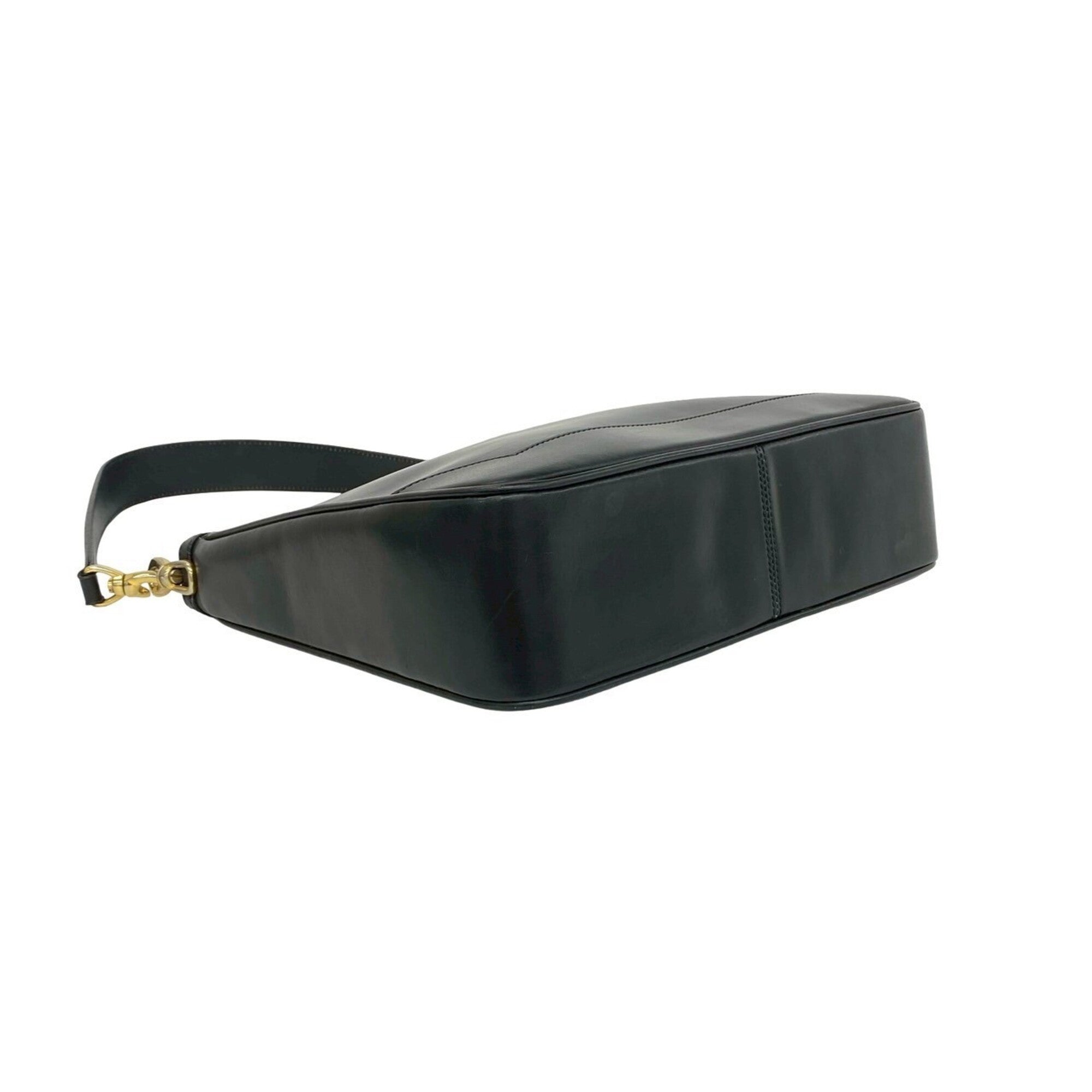 Celine Black Leather Shoulder Bag Tote Bag (Pre-Owned)