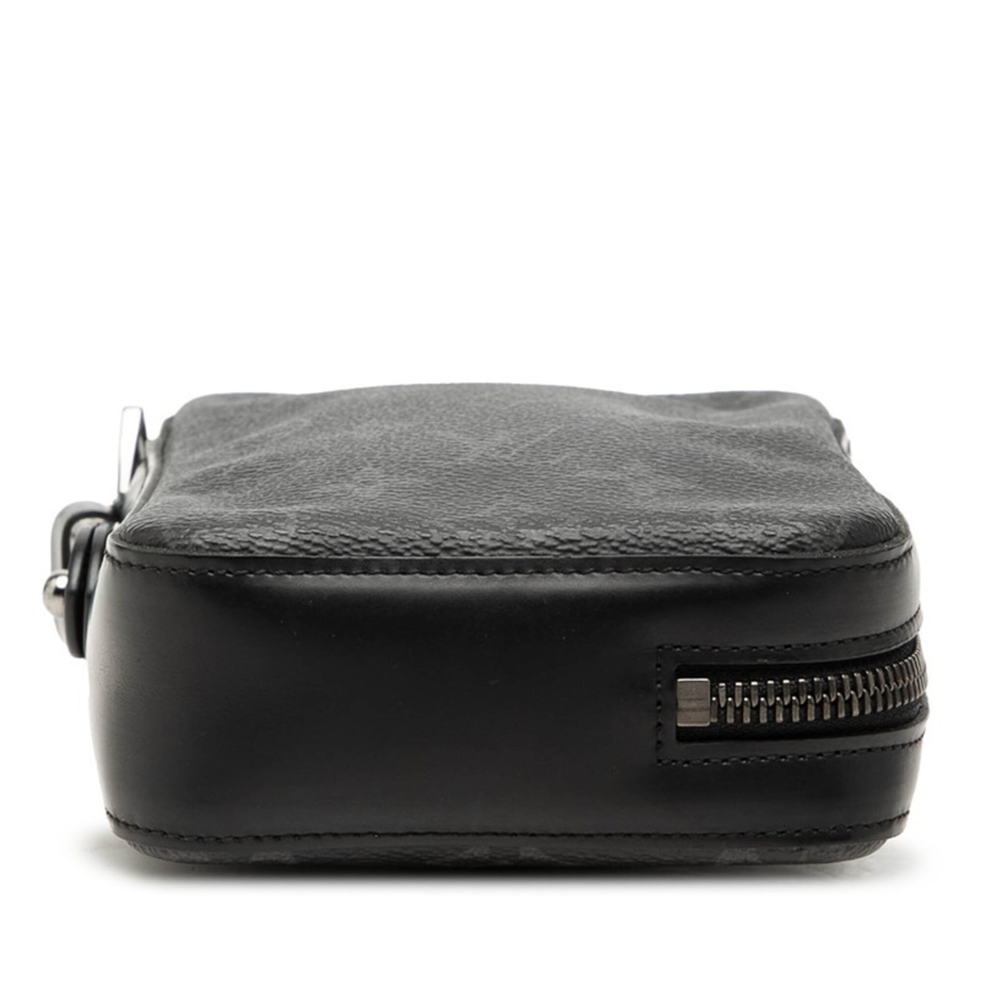 Louis Vuitton Black Pvc Leather Clutch Bag Handbag Pouch (Pre-Owned)
