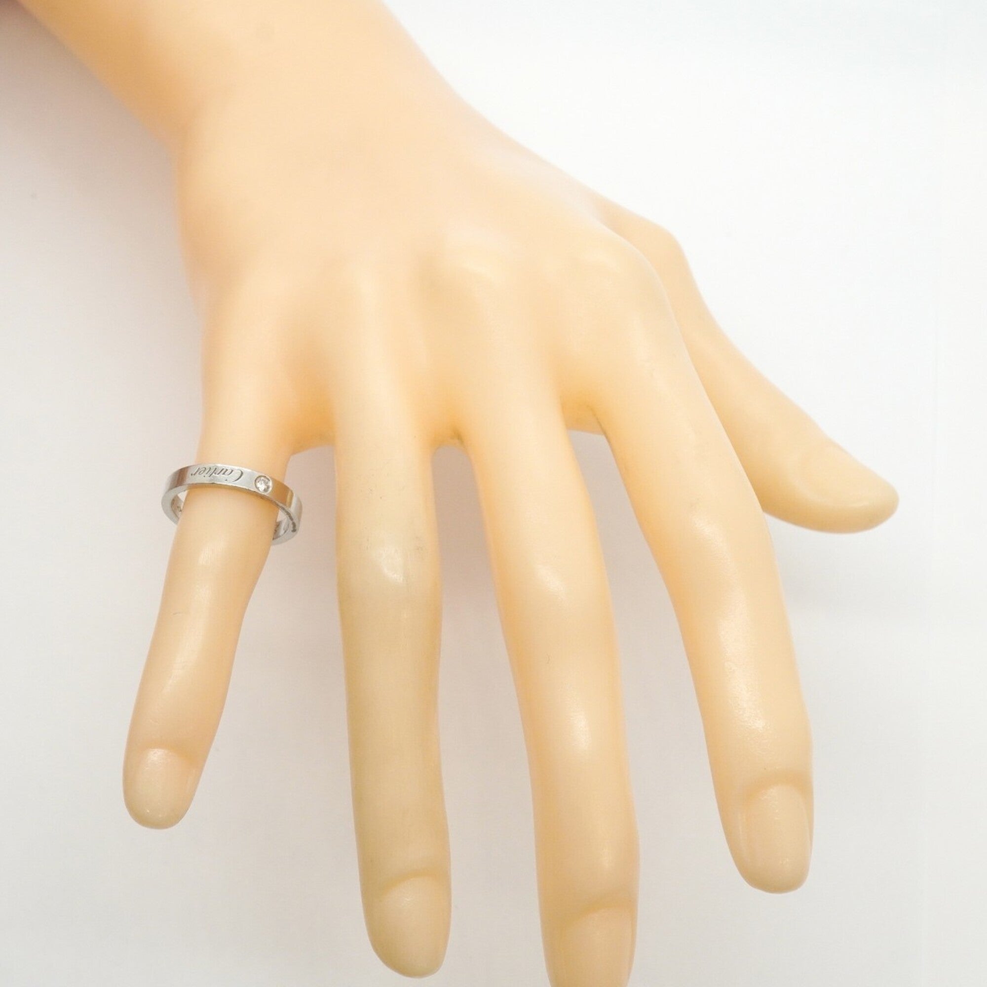 Cartier Platinum 950 Band Ring (Pre-Owned)