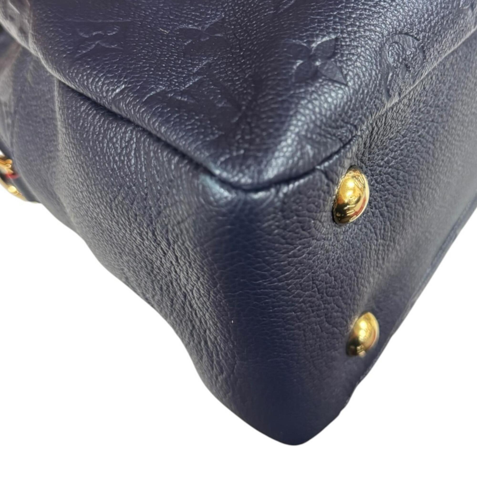 Louis Vuitton Navy Or Red Color Monogram Empreinte Shoulder Bag (Pre-Owned)