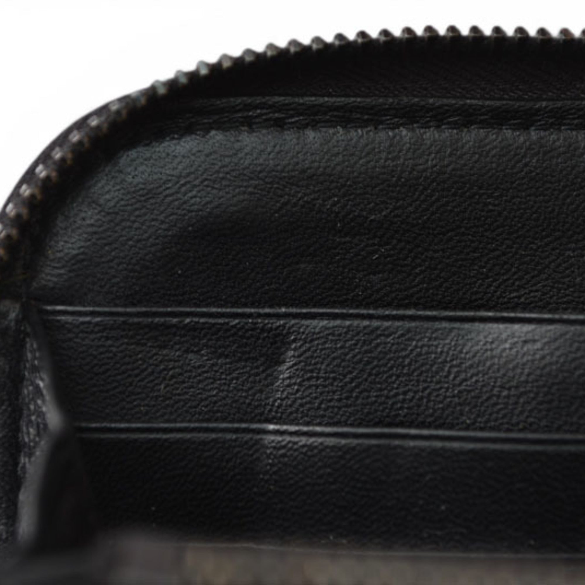 Bottega Veneta Intrecciato Black Leather Long Wallet (Bi-Fold) (Pre-Owned)