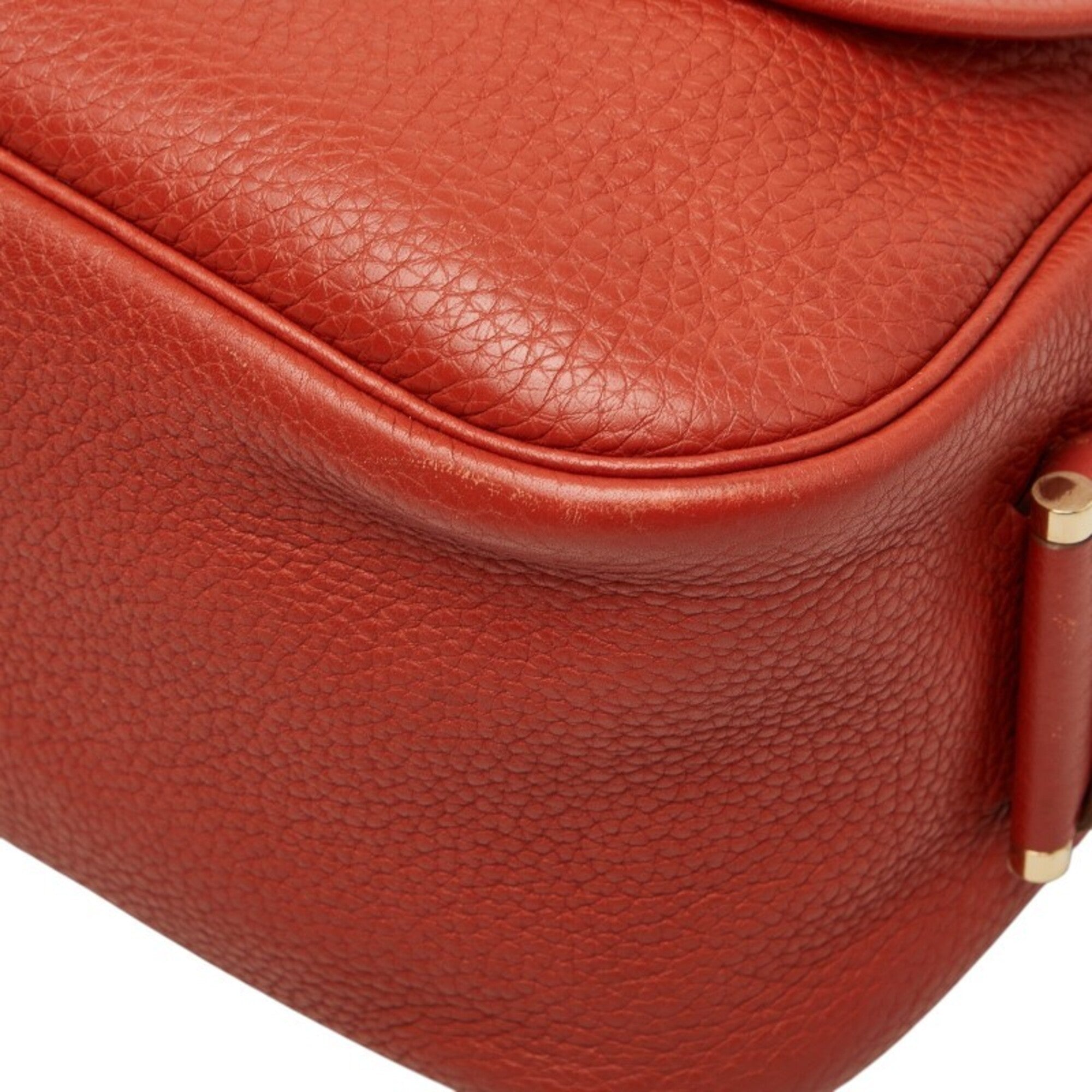 Hermes Orange Rose Jaipur Taurillon Clemence Leather Shoulder Bag (Pre-Owned)