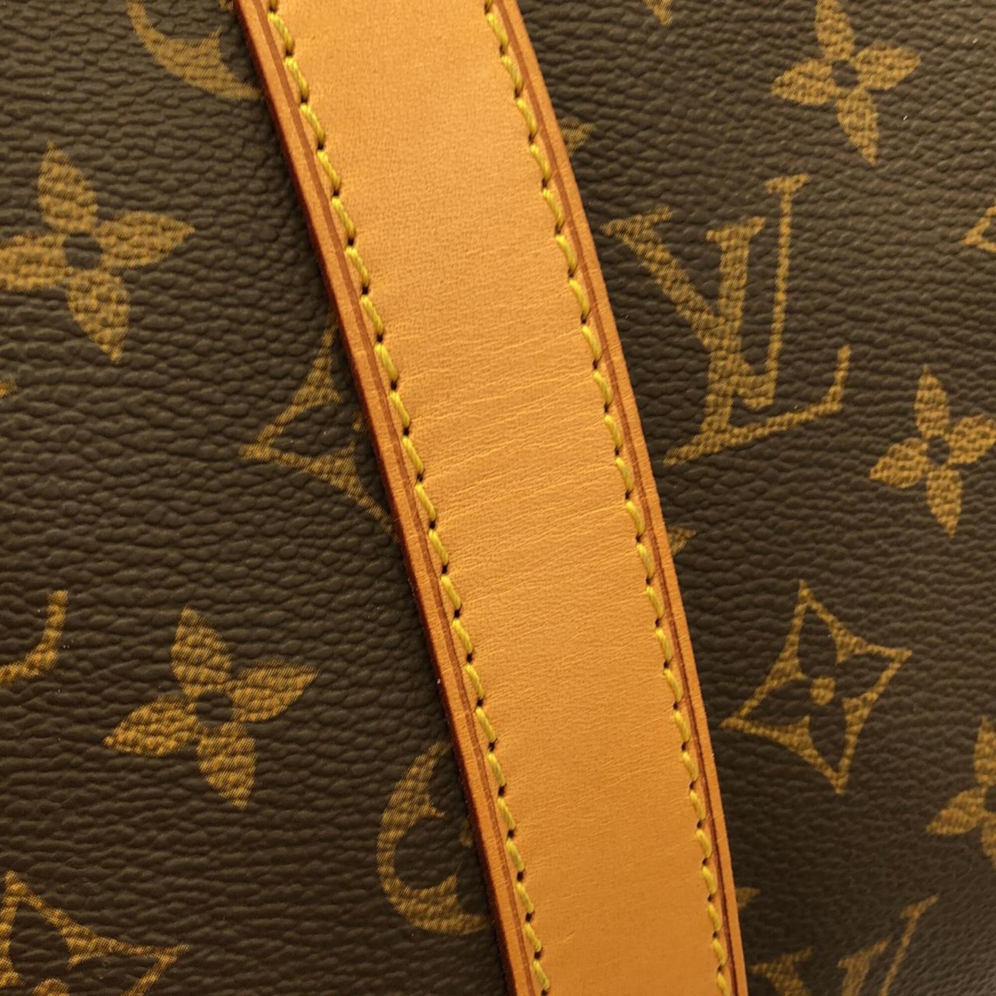 Louis Vuitton Monogram Marron Coated Canvas Boston Bag (Pre-Owned)