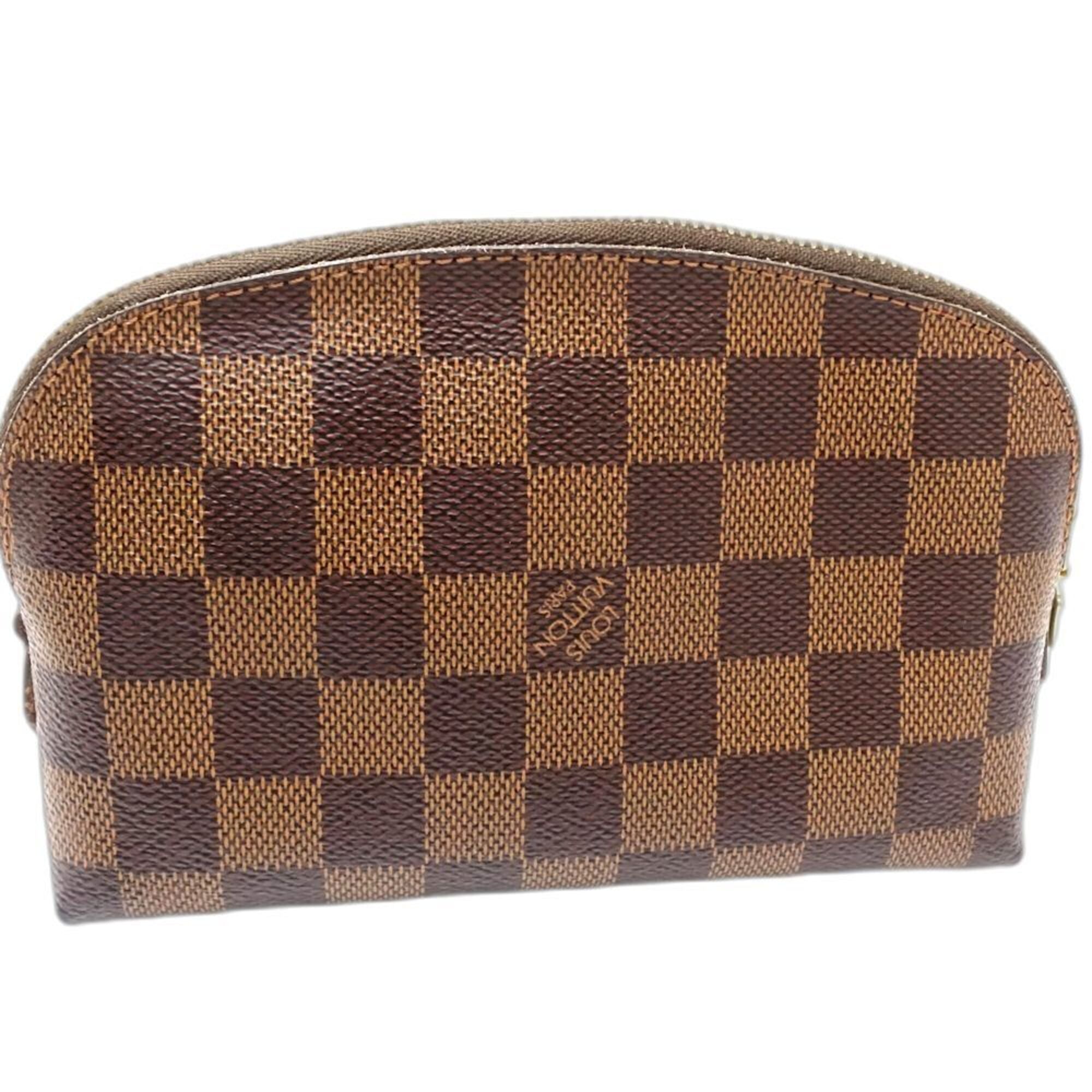 Louis Vuitton Damier Ebene Damier Canvas Pouch (Pre-Owned)