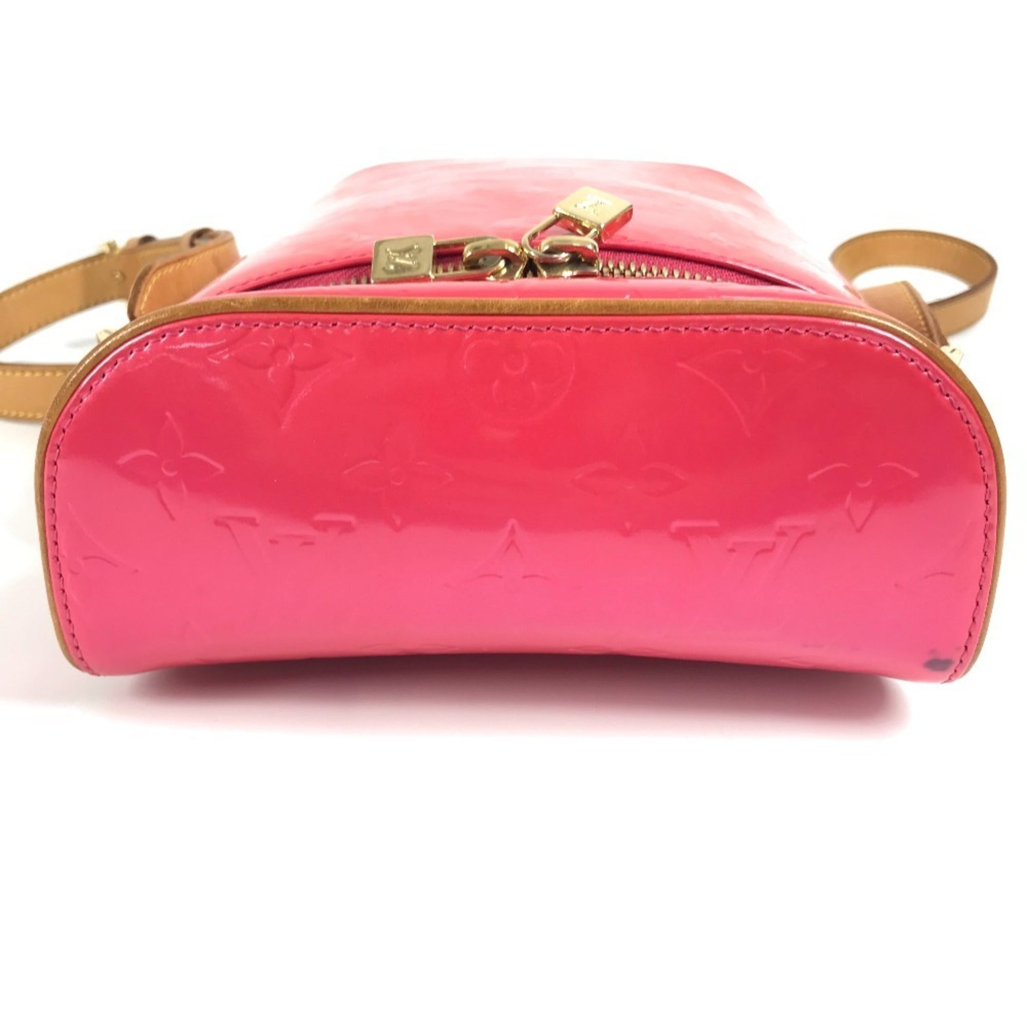 Louis Vuitton Fuchsia Pink Pink Monogram Vernis Pochette Shoulder Bag (Pre-Owned)