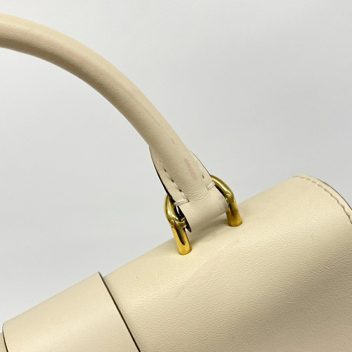 Louis Vuitton Brown Cream Handbag (Pre-Owned)