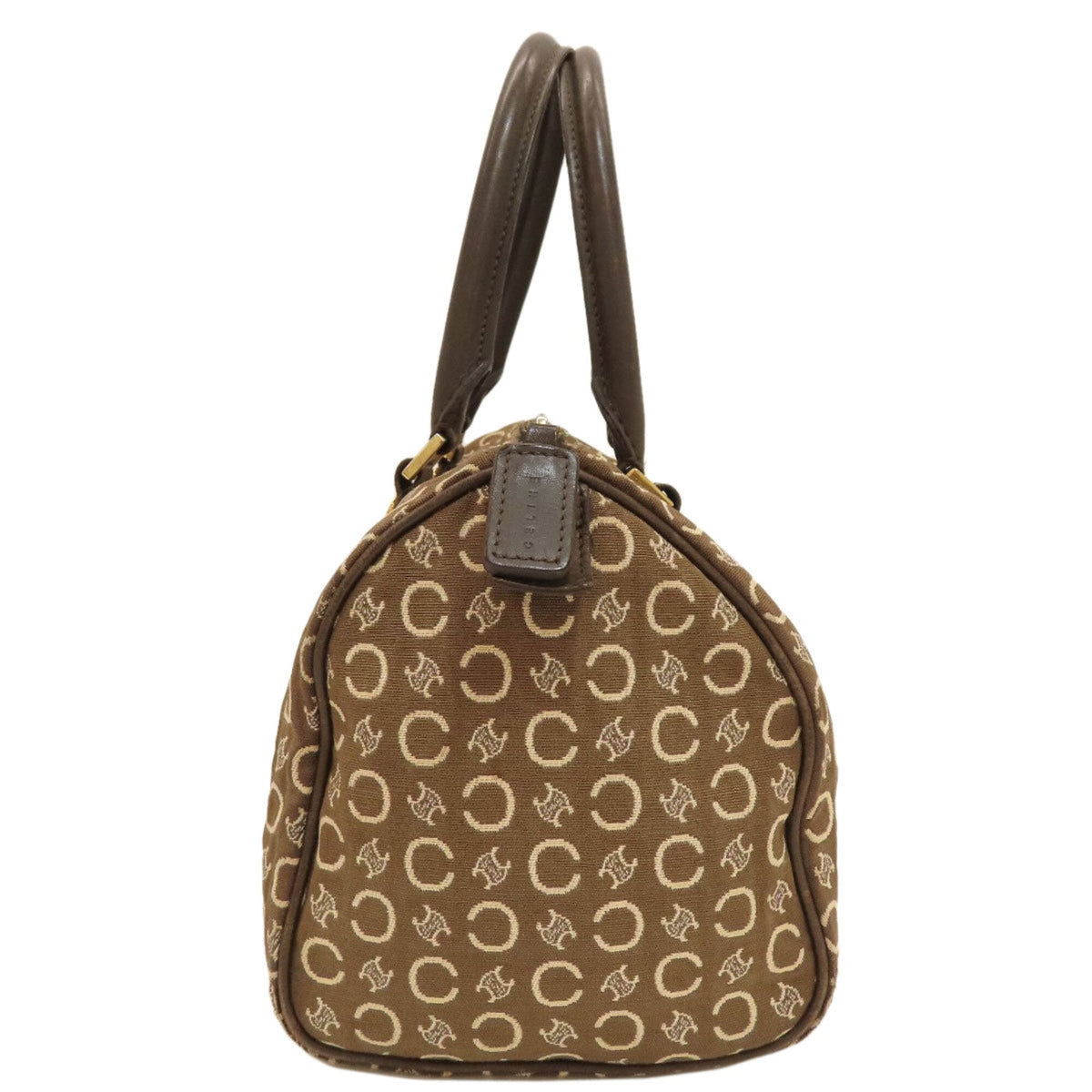 Celine Brown Canvas Handbag (Pre-Owned)