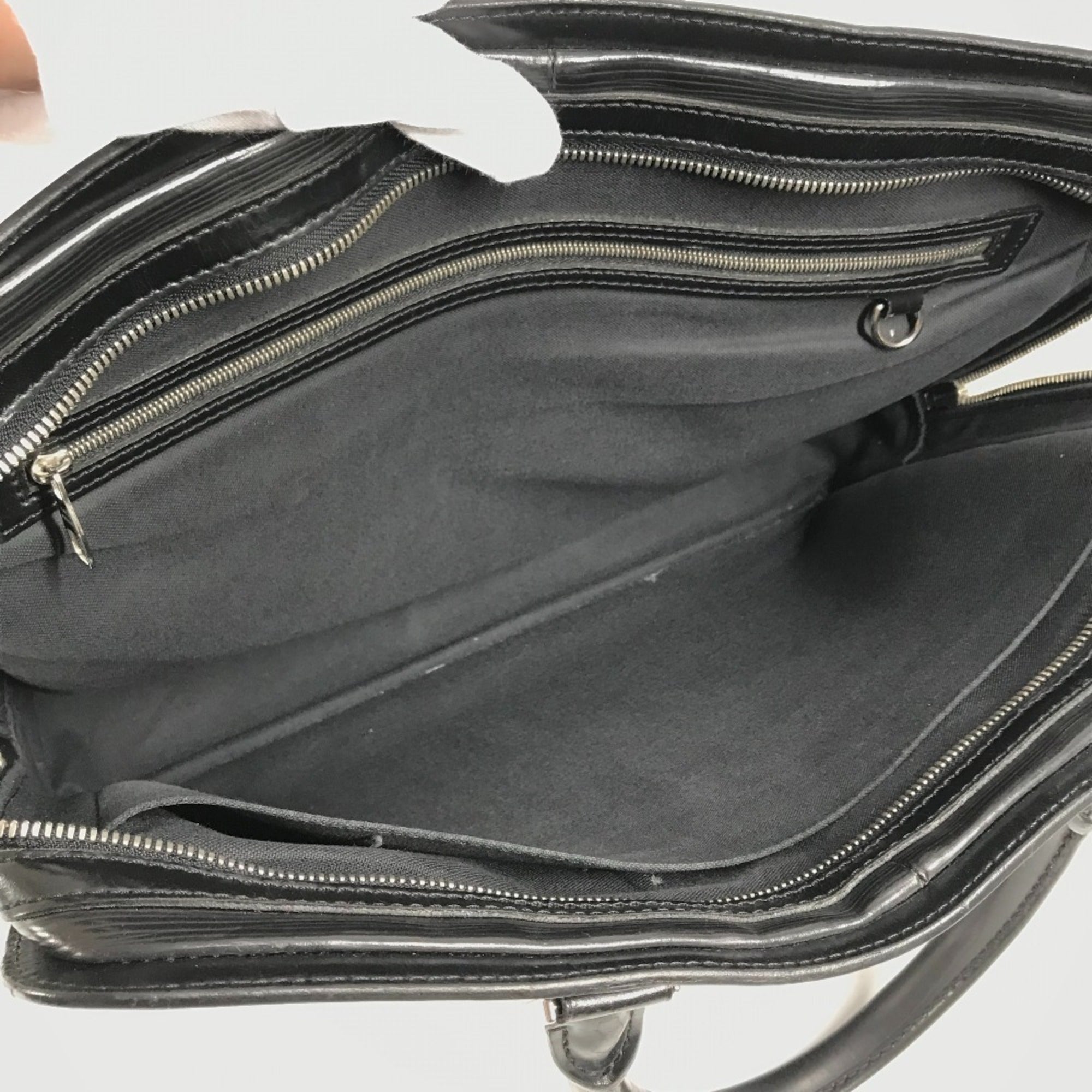 Louis Vuitton Black Galle Noir Epi Leather Briefcase Handbag Tote Bag (Pre-Owned)