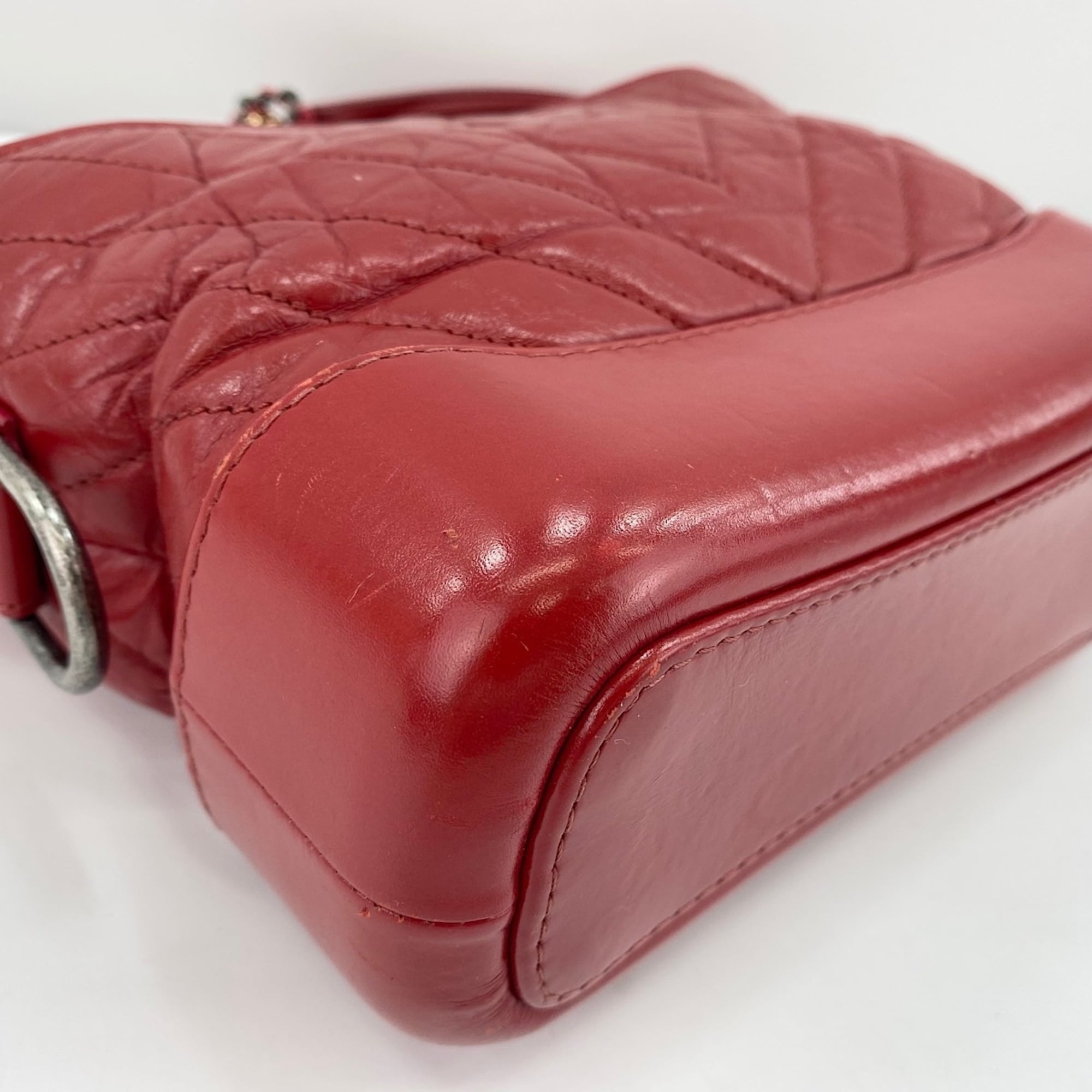 Chanel Clear Red Color Shoulder Bag (Pre-Owned)