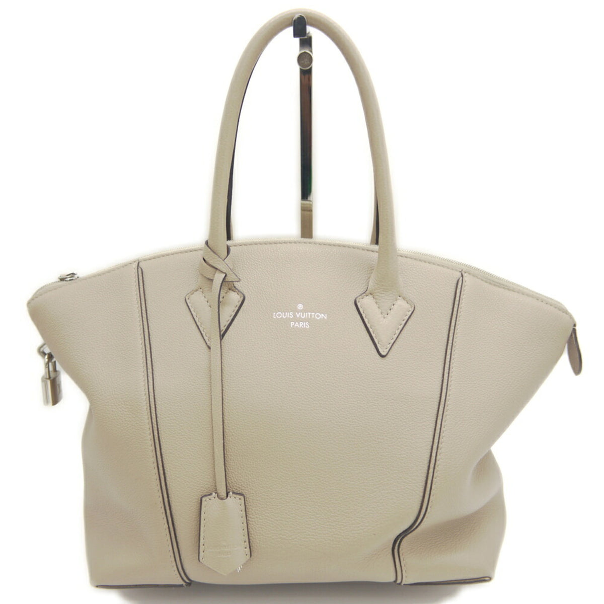 Louis Vuitton Gray Veau Cachemire Leather Handbag Shoulder Bag (Pre-Owned)