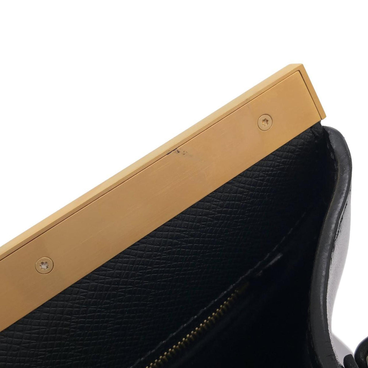 Louis Vuitton Black Leather Handbag (Pre-Owned)