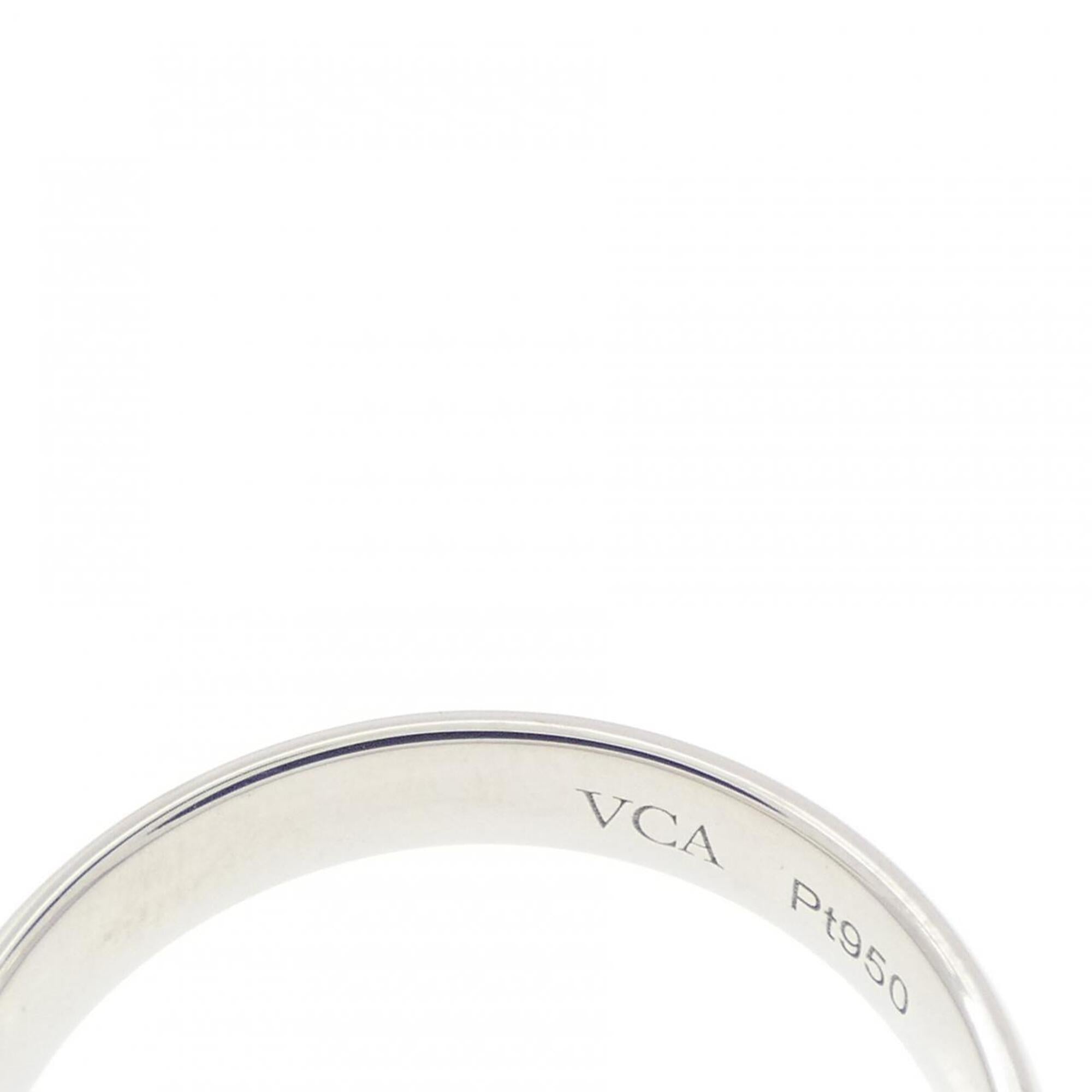 Van Cleef & Arpels Platinum 950 Band Ring (Pre-Owned)