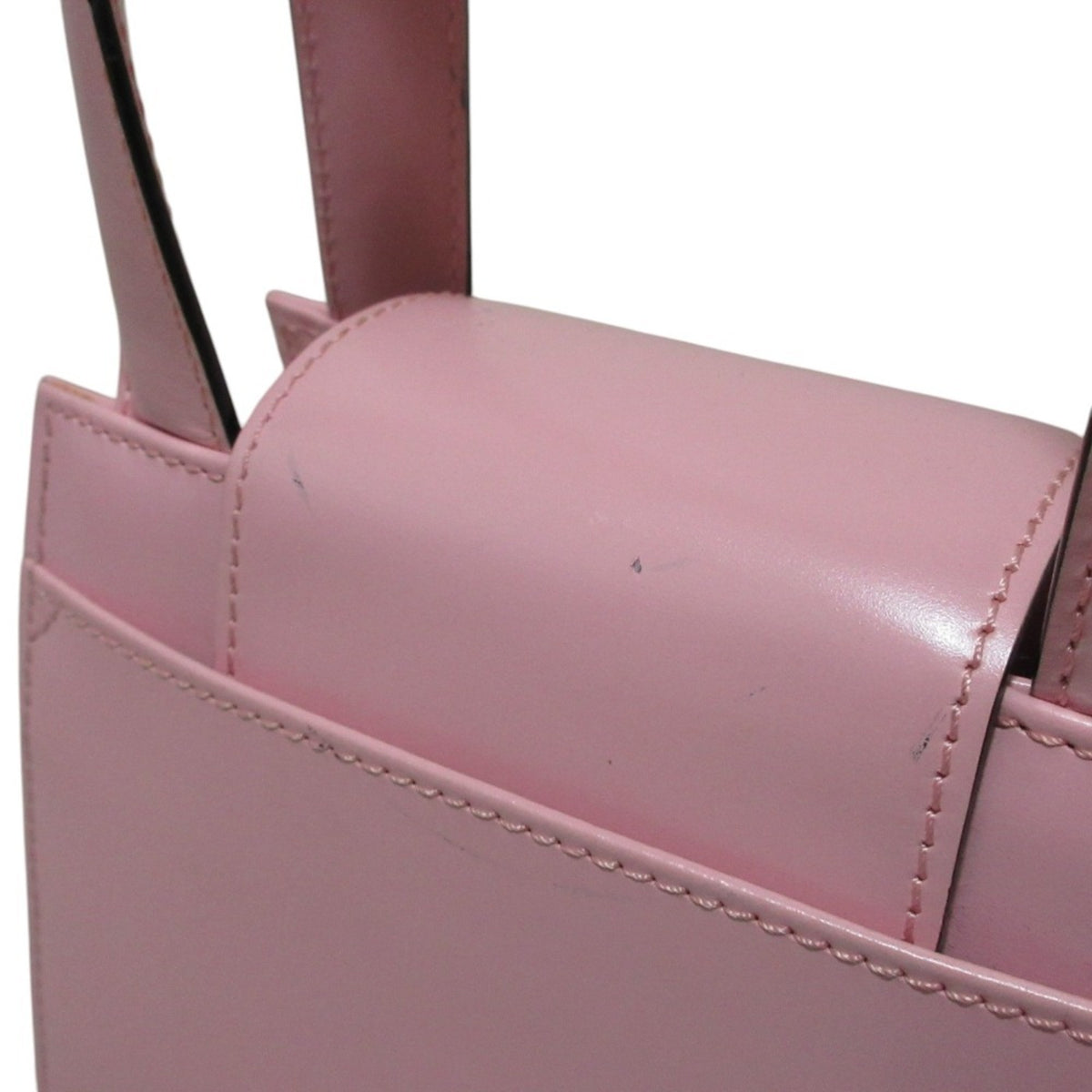 Bvlgari Pink Leather Handbag Shoulder Bag (Pre-Owned)