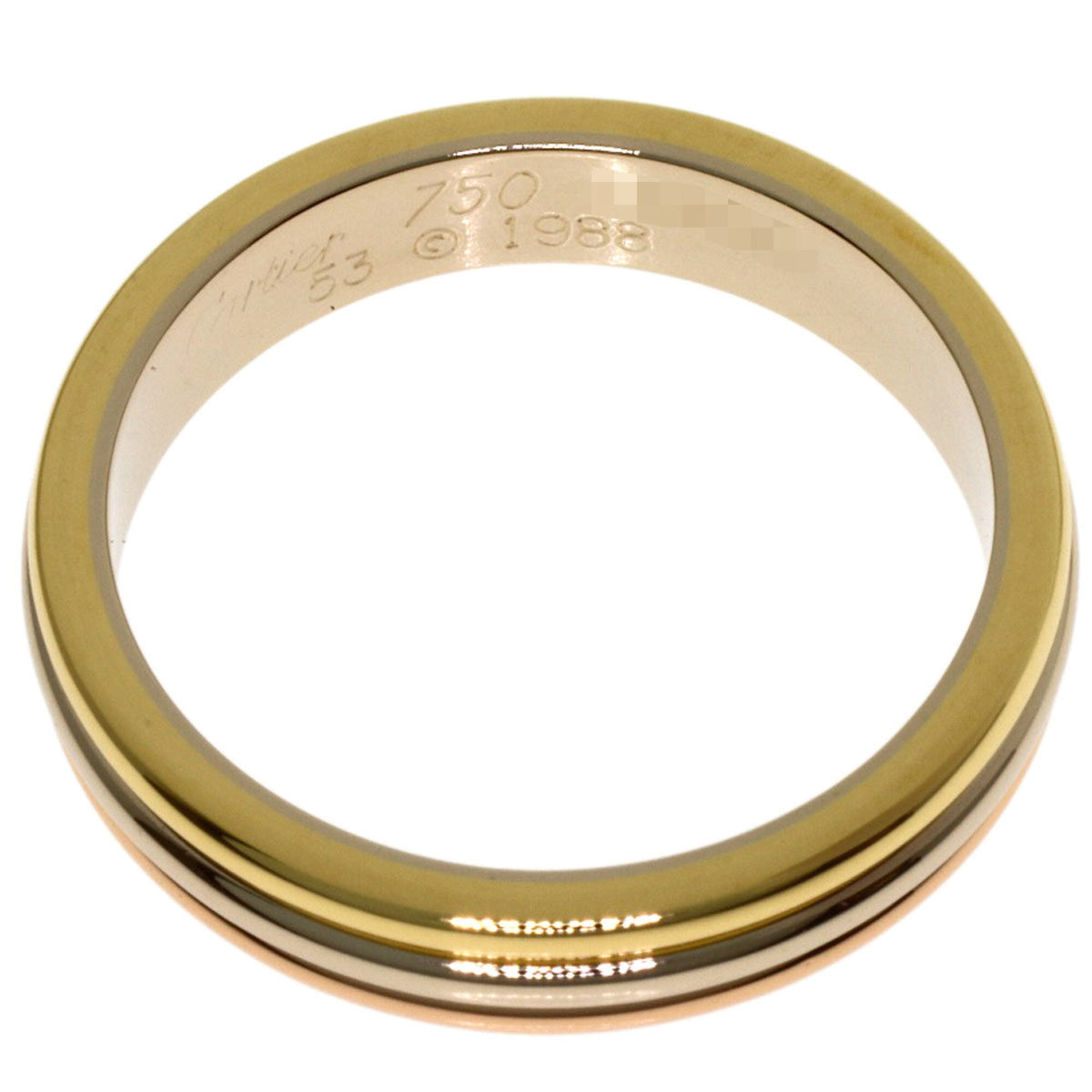 Cartier Yellow Gold (18K) Pink Gold (18K) White Gold (18K) Band Ring (Pre-Owned)